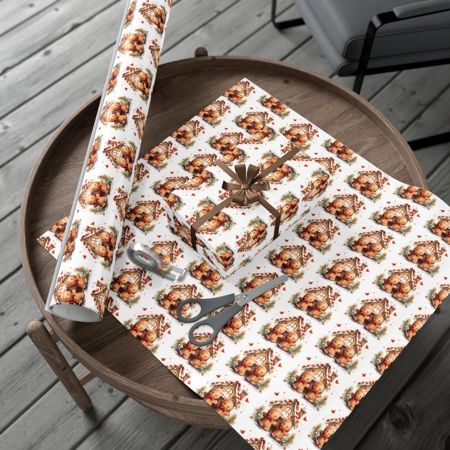 Gingerbread Gift Wrap Papers