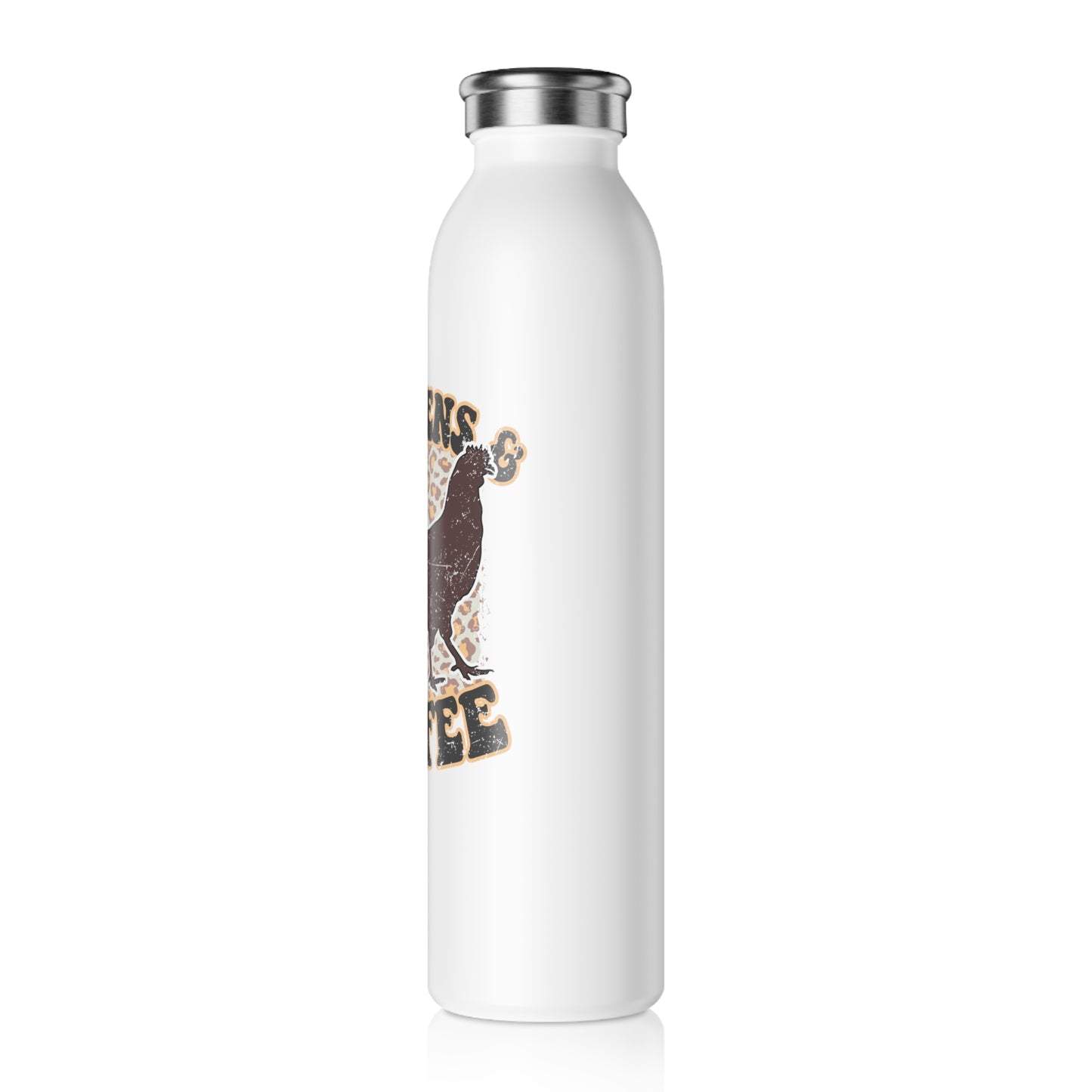 Chickens Slim Water Bottle