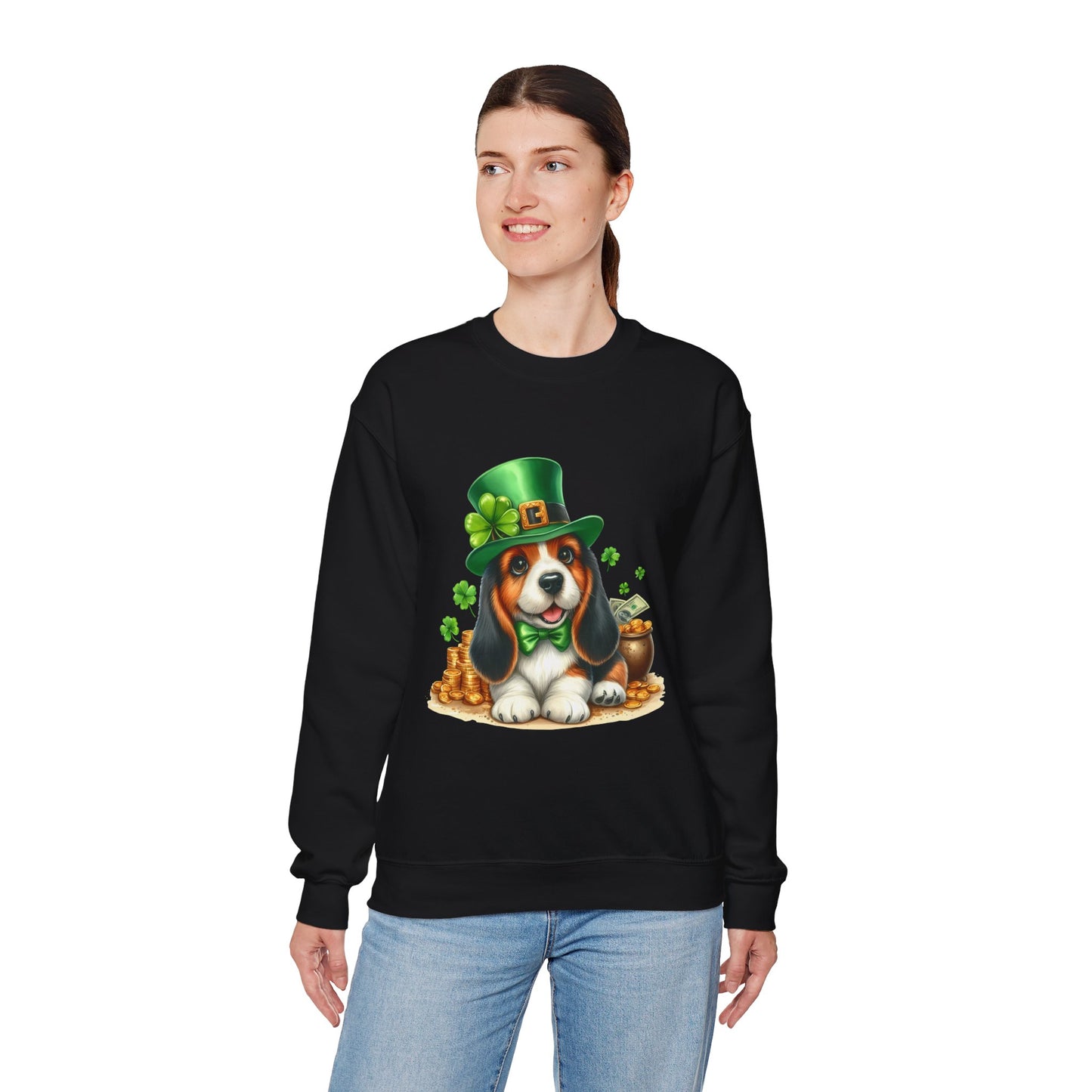 Beagle Puppy Leprechaun Unisex Sweatshirt