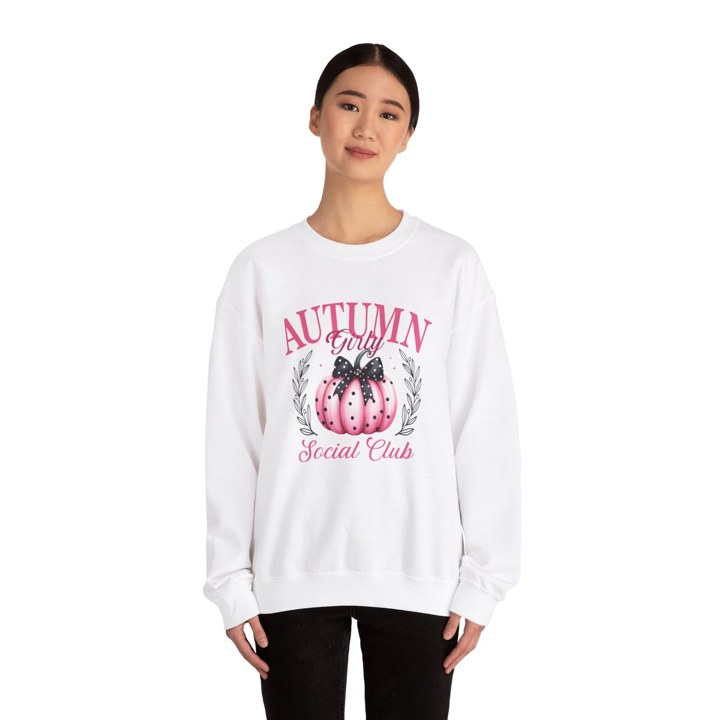Autumn Girly Social Club Unisex Heavy Blend™ Crewneck Sweatshirt