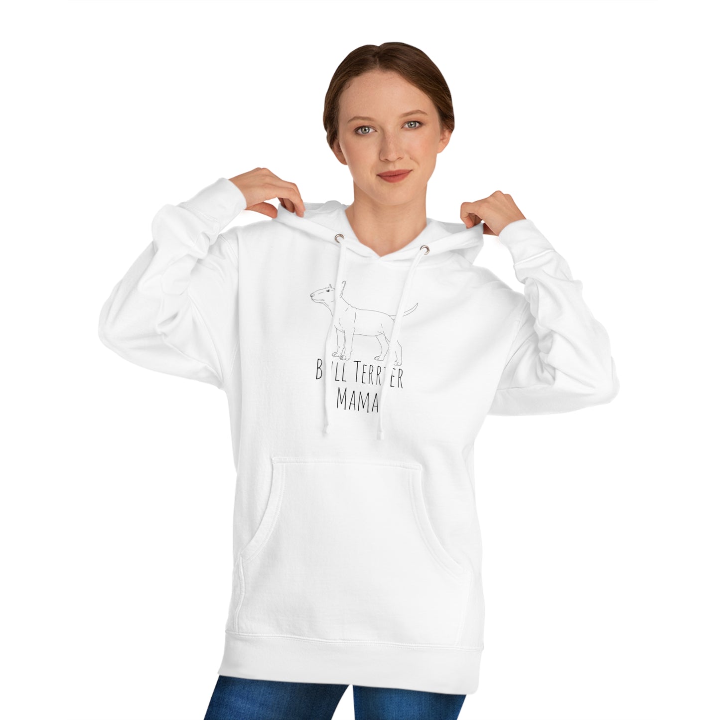 Unisex Hooded Bull Terrier Sweatshirt