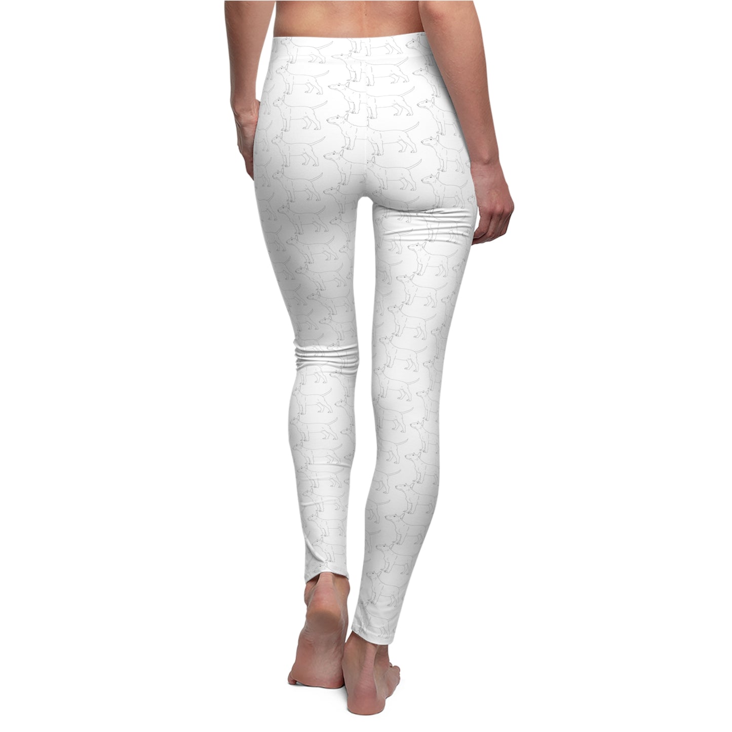 Women's Cut & Sew Casual Bull Terrier 2 Leggings