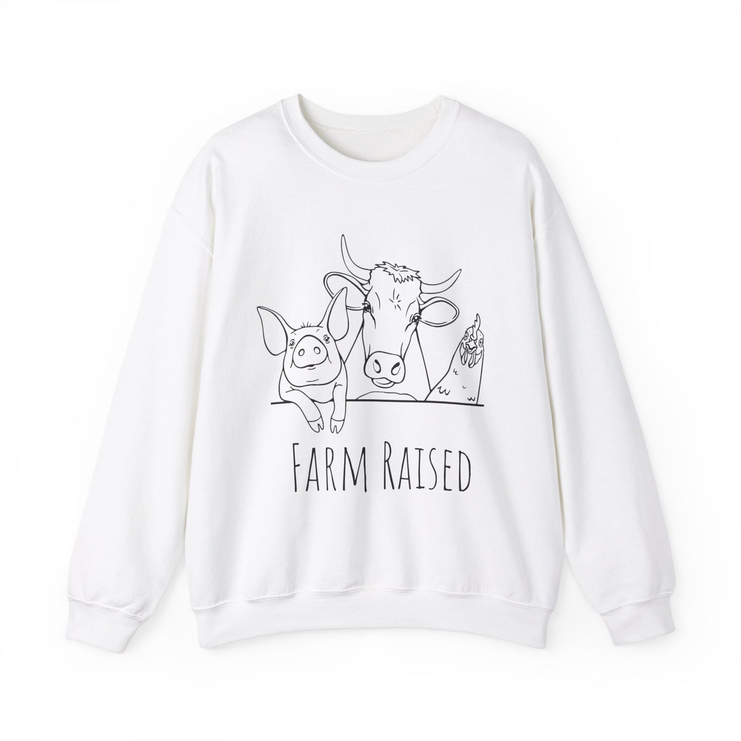 Farm Animals Unisex Heavy Blend™ Crewneck Sweatshirt
