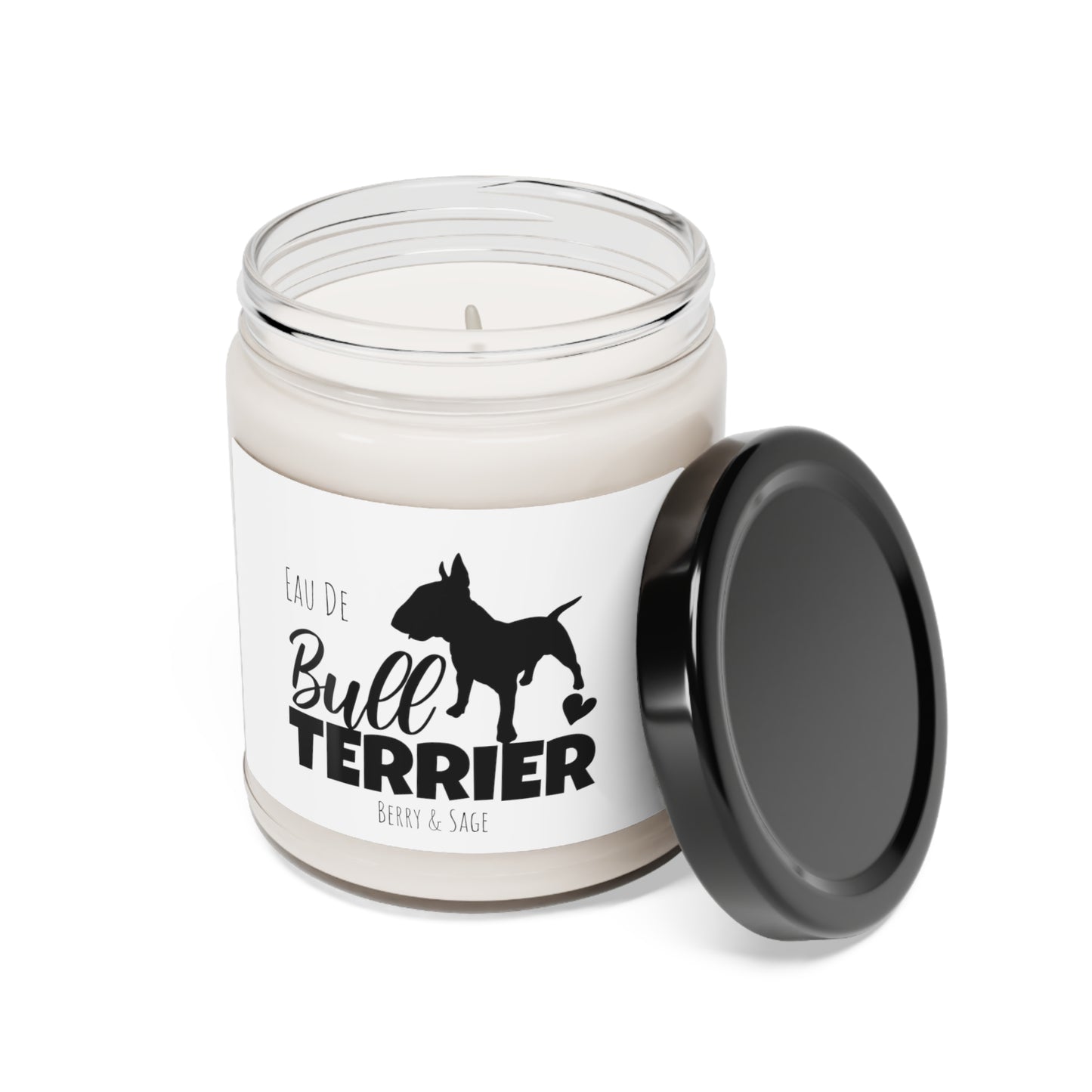 Eau De Bull Terrier Scented Soy Candle, 9oz