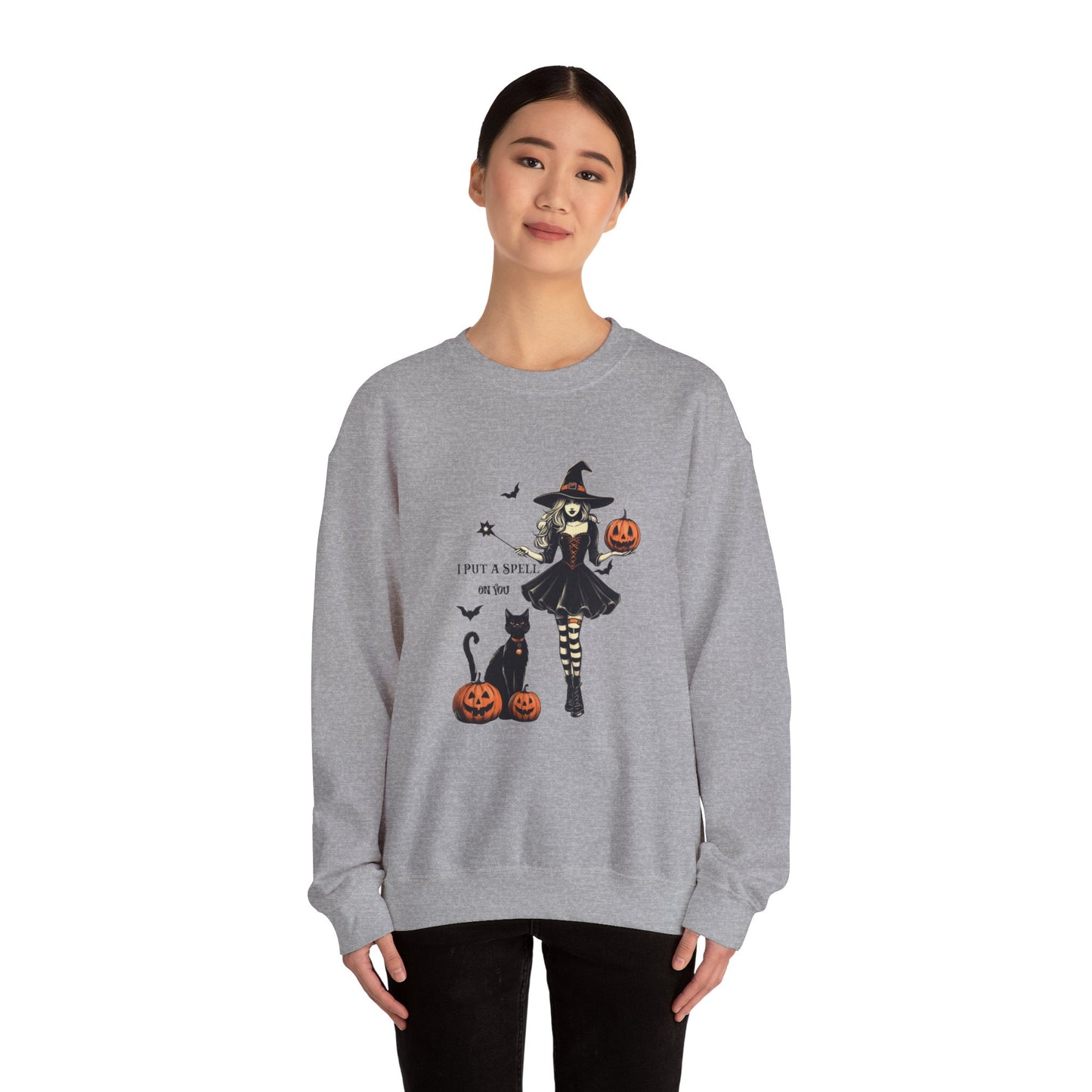 I Put A Spell On You Unisex Heavy Blend™ Crewneck Sweatshirt