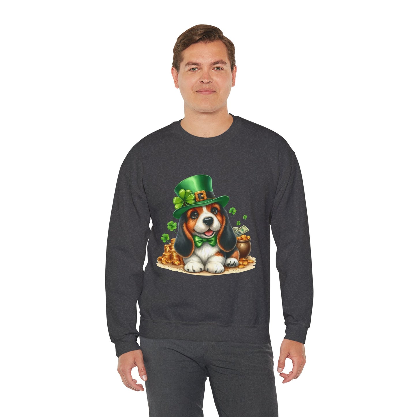 Beagle Puppy Leprechaun Unisex Sweatshirt