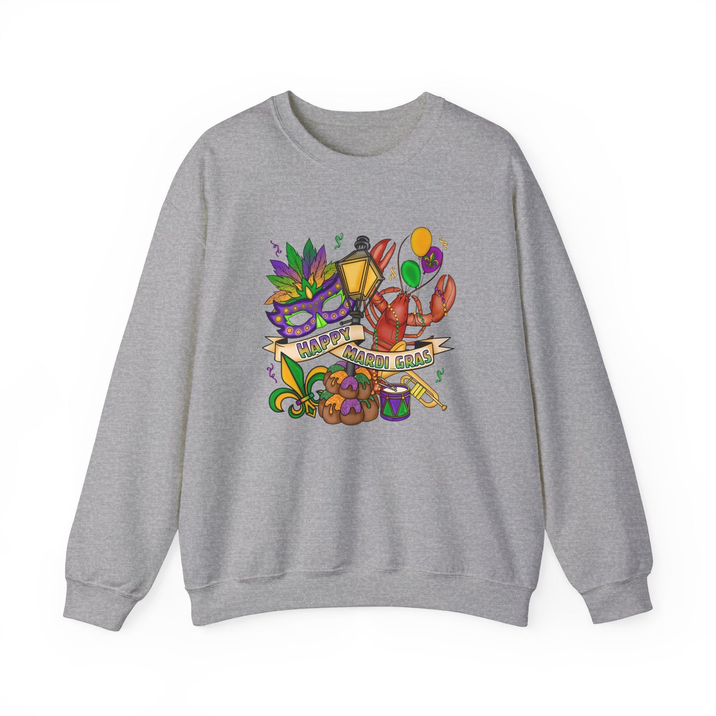 Mardi Gras Unisex Heavy Blend™ Crewneck Sweatshirt