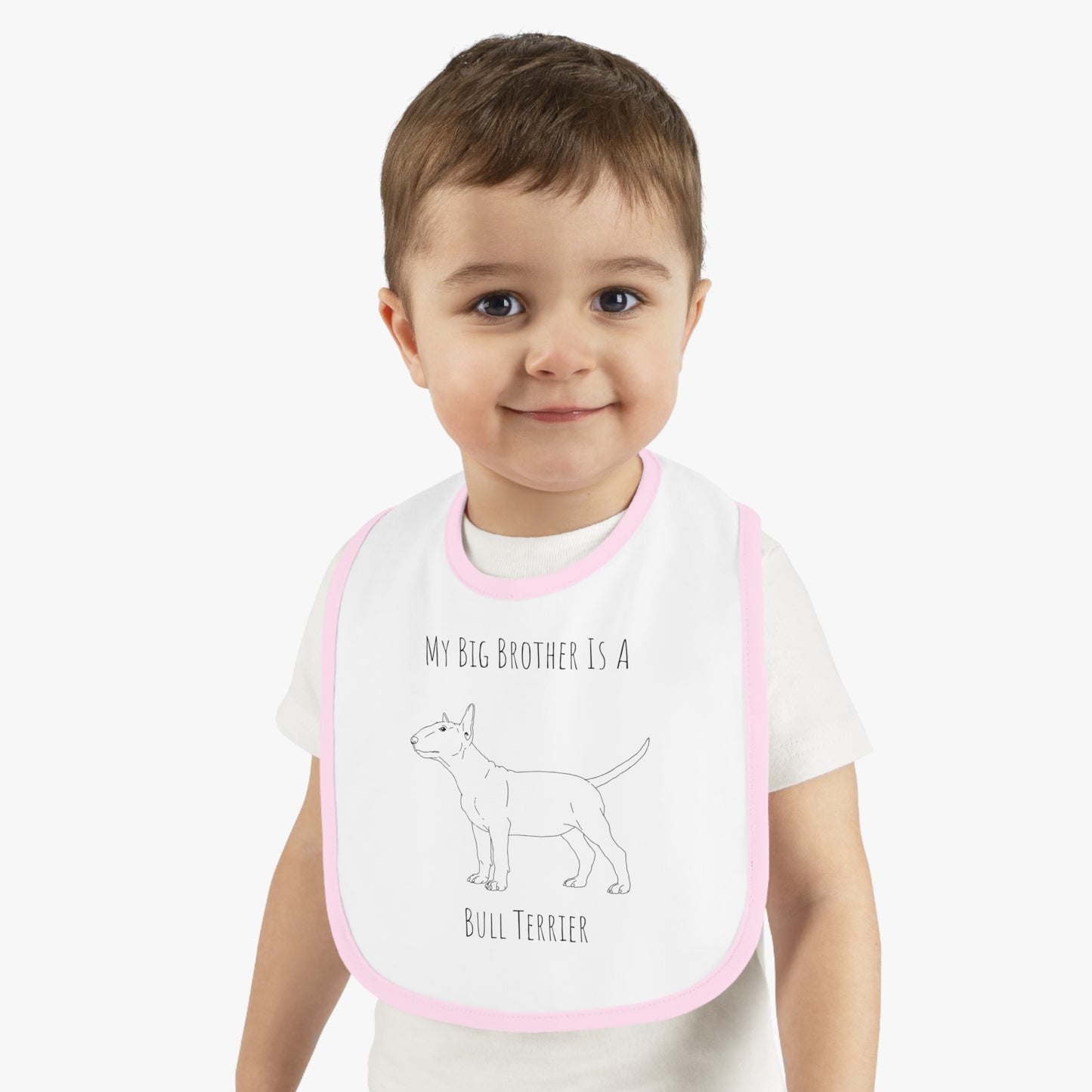 Brother Bull Terrier Baby Jersey Bib