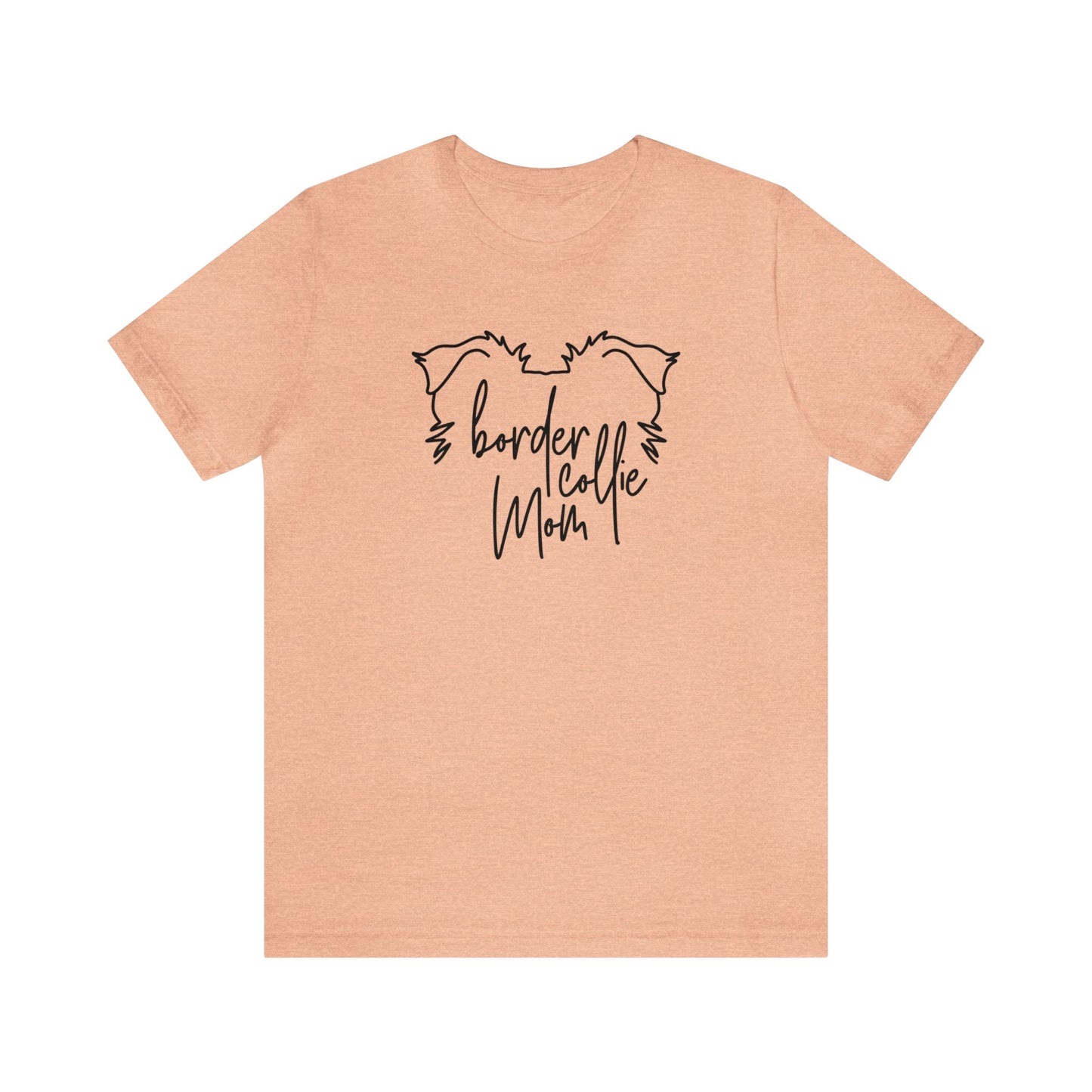 Border Collie Mom Unisex Jersey Short Sleeve Tee