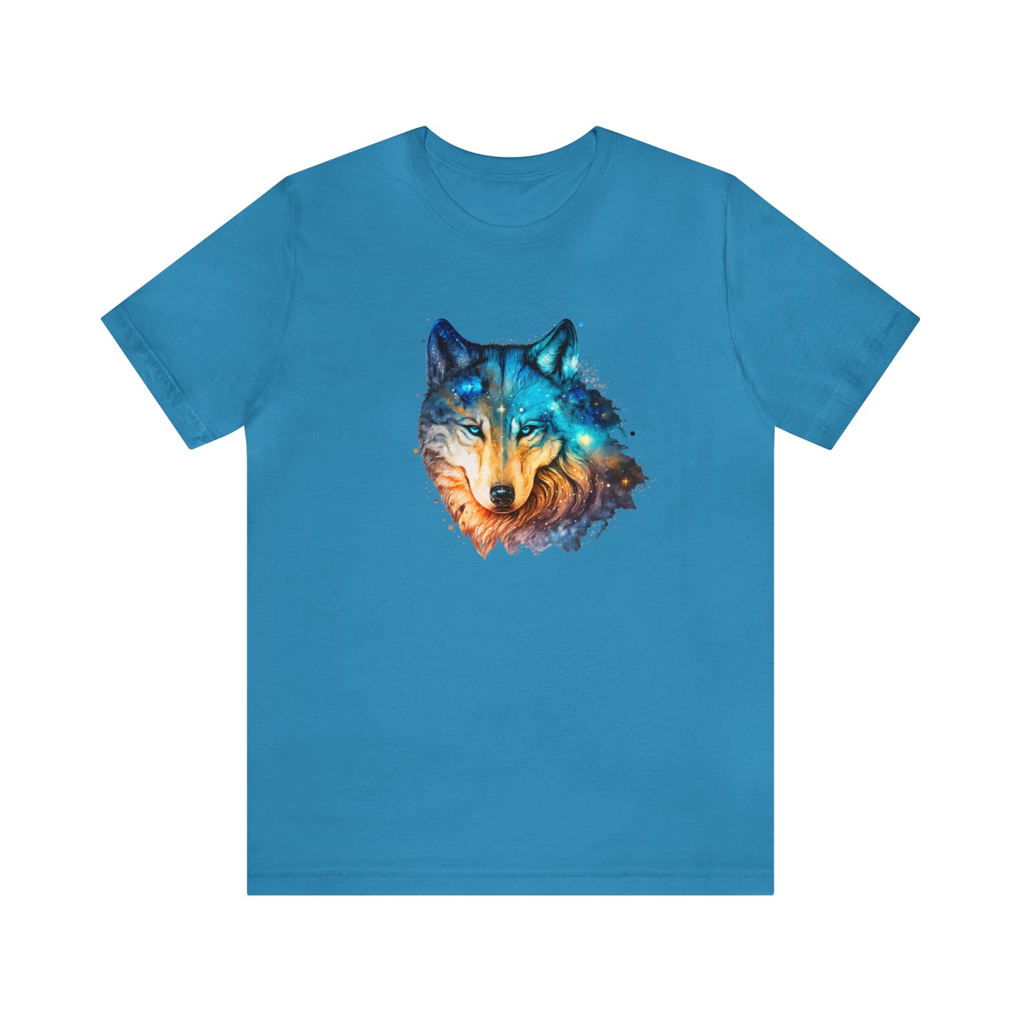 Unisex Jersey Short Sleeve Watercolor Wolf Tee