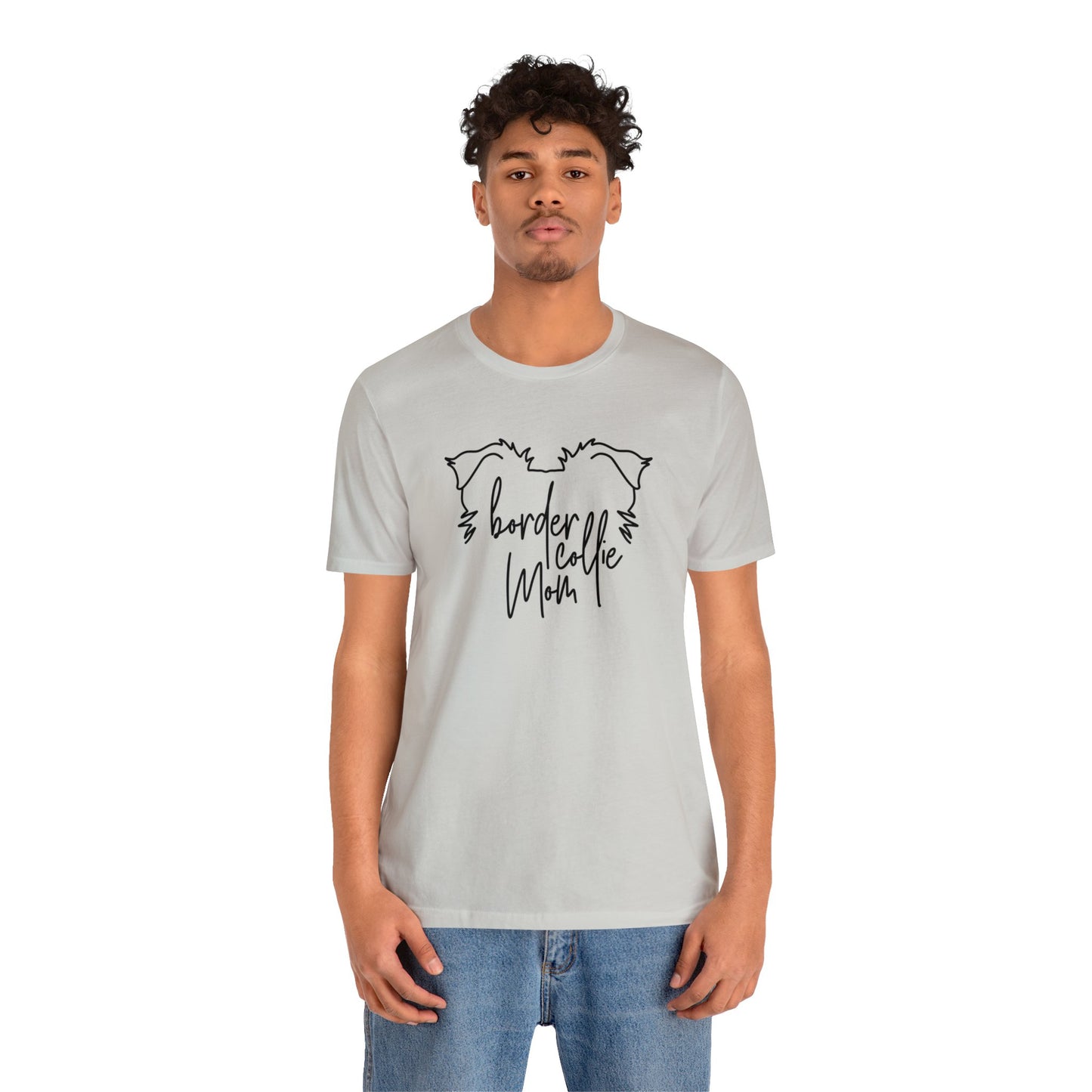 Border Collie Mom Unisex Jersey Short Sleeve Tee
