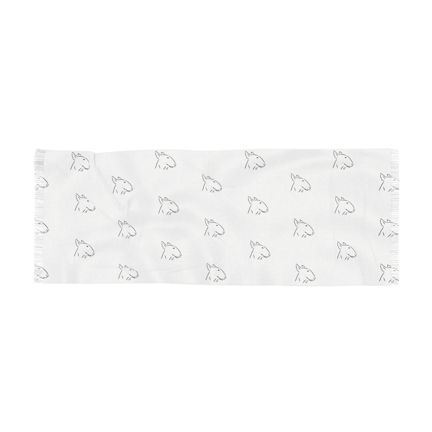 Light Bull Terrier Scarf