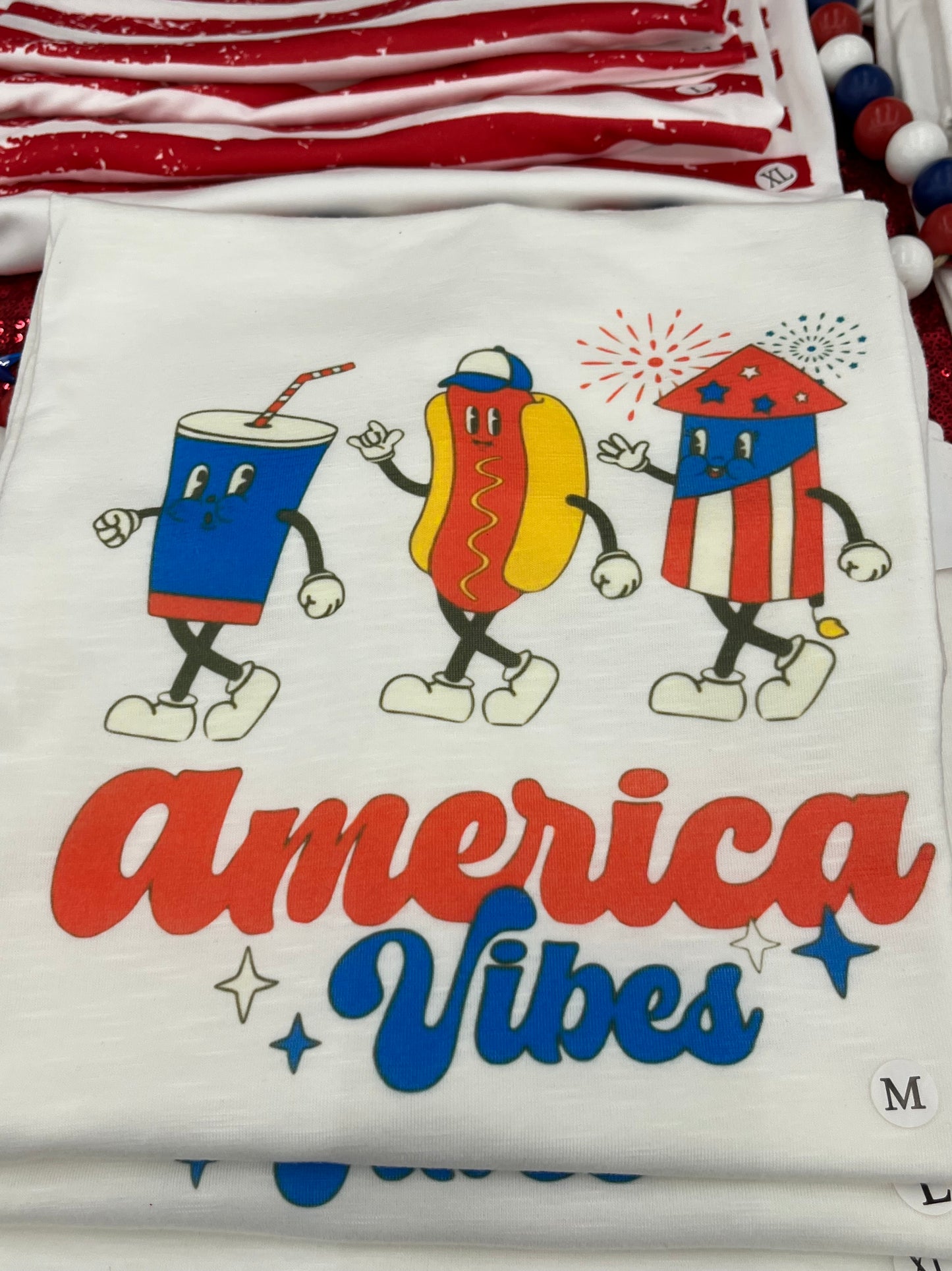 America Vibes Vintage Style Character Shirt
