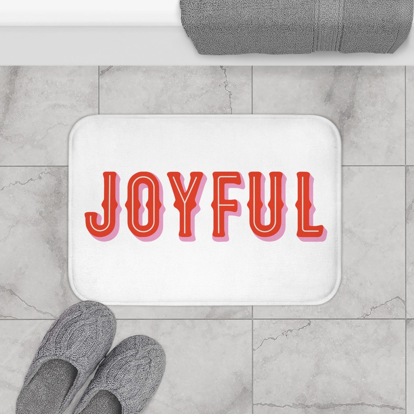 Joyful Bath Mat
