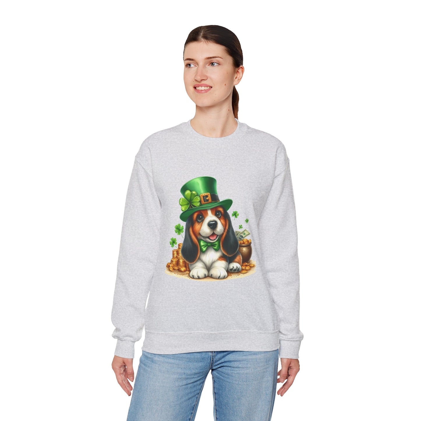 Beagle Puppy Leprechaun Unisex Sweatshirt