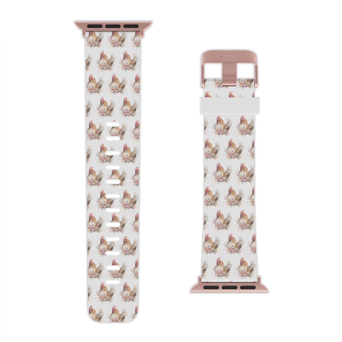 Watercolor Chicken Watch Band for Apple Watch
