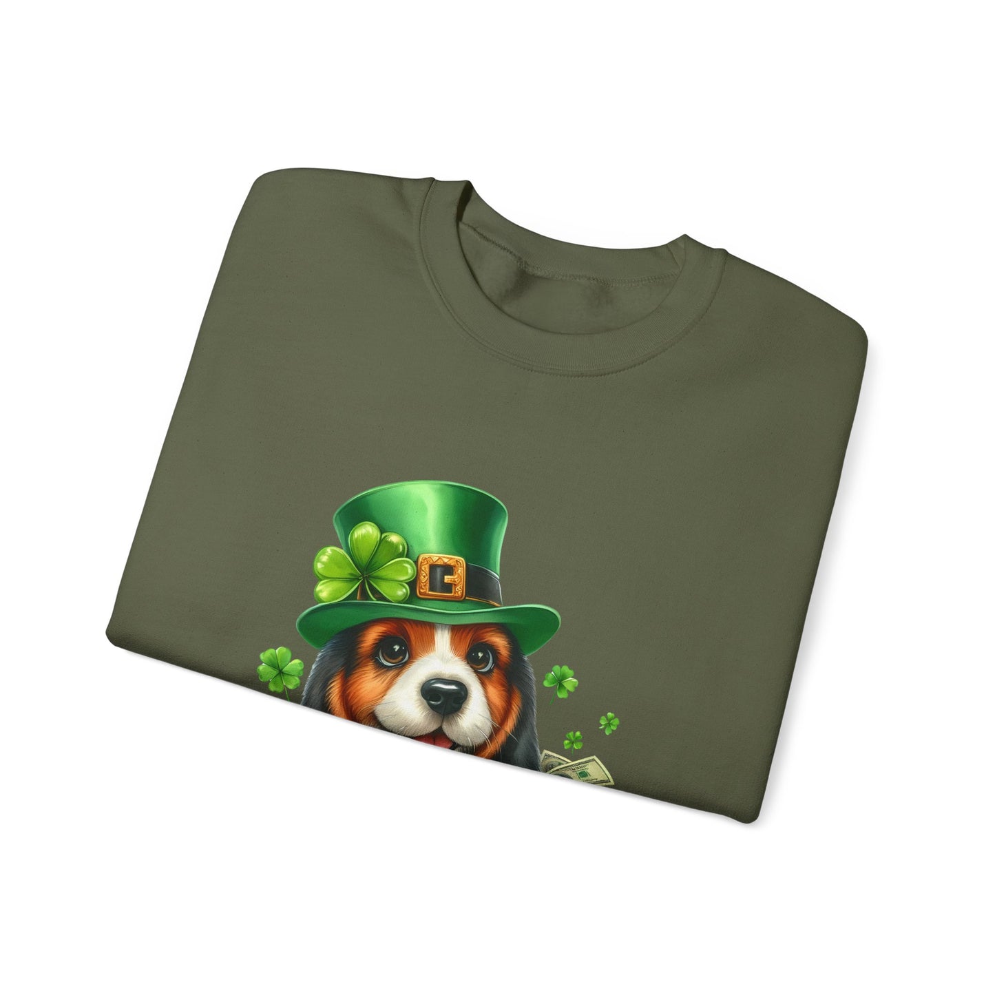 Beagle Puppy Leprechaun Unisex Sweatshirt