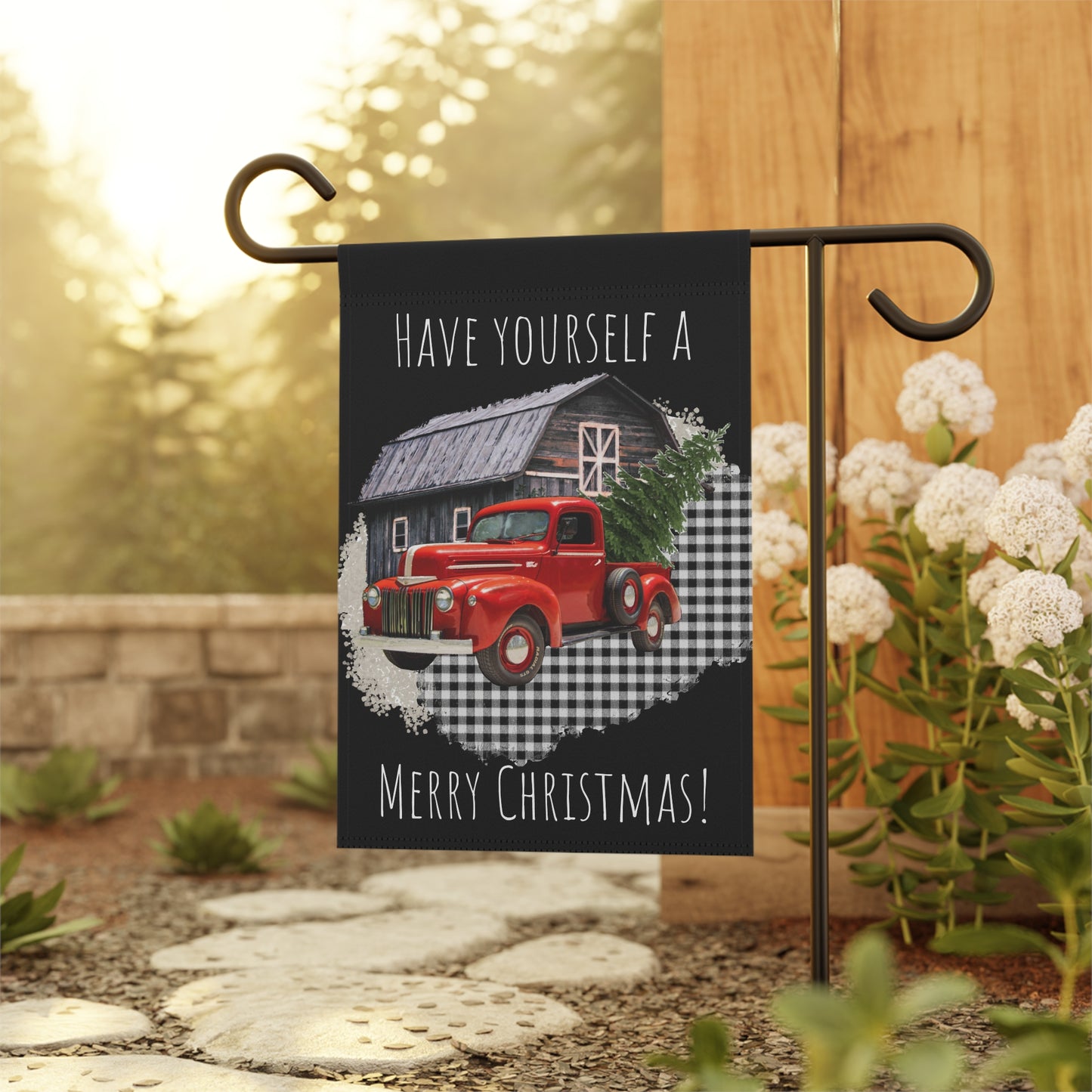 Have Yourself A Merry Christmas Garden & House Banner