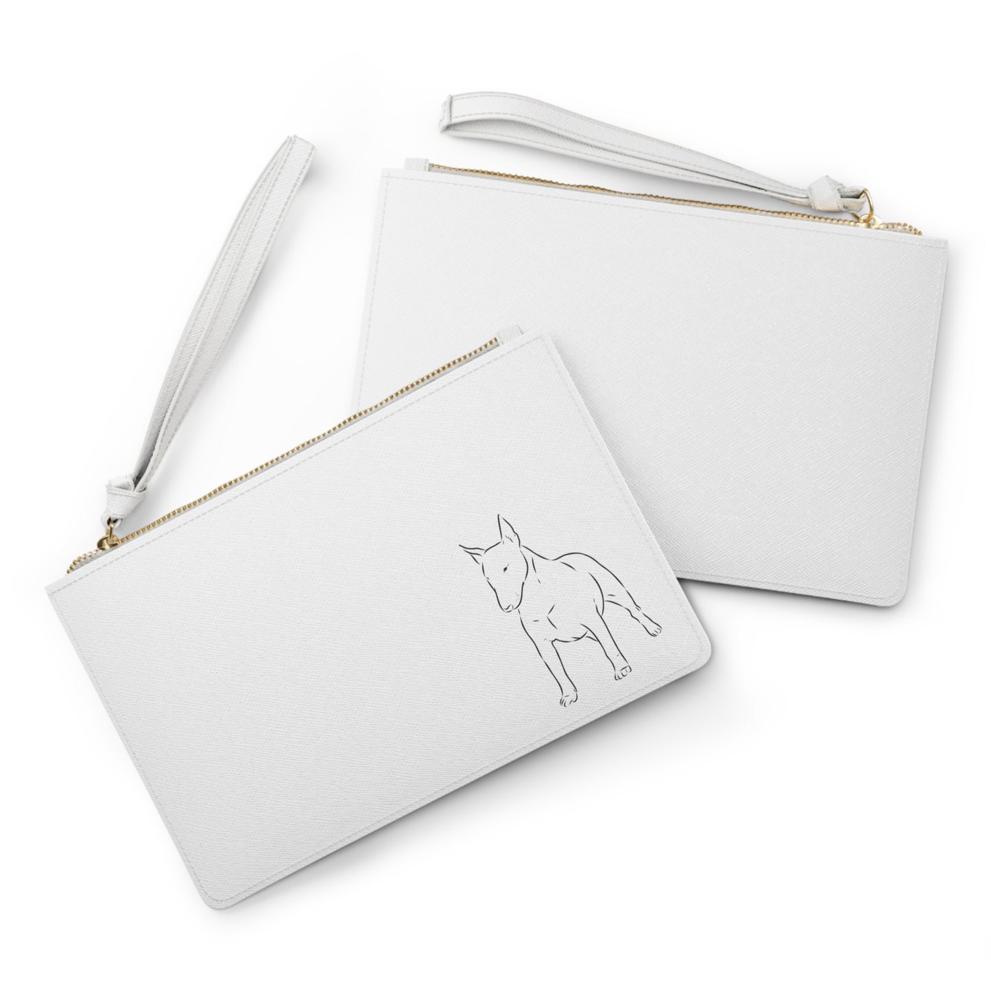 Bull Terrier Style 1 Clutch Bag