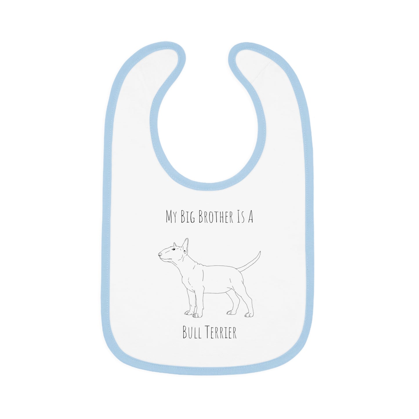 Brother Bull Terrier Baby Jersey Bib