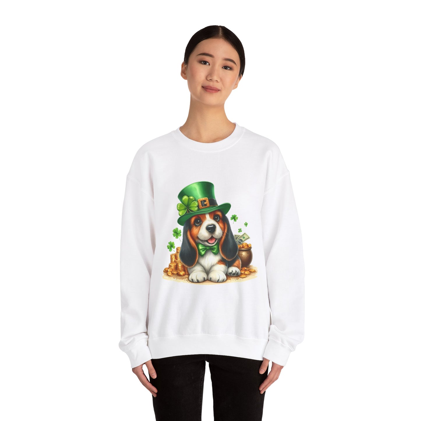 Beagle Puppy Leprechaun Unisex Sweatshirt