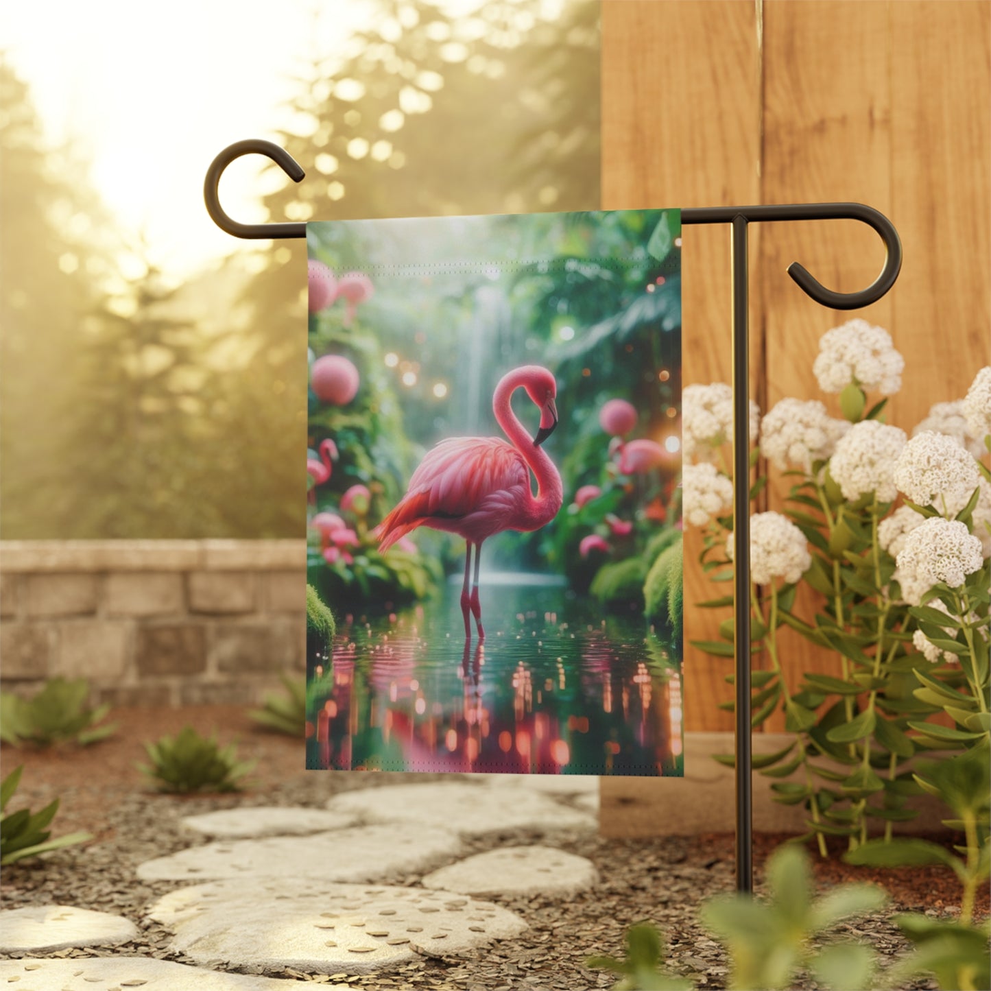 Flamingo Garden & House Banner