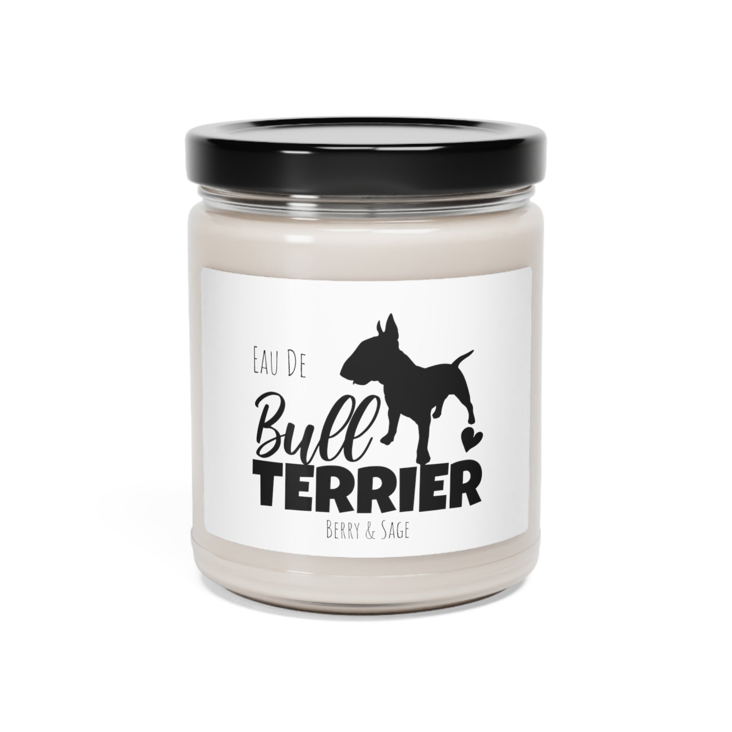 Eau De Bull Terrier Scented Soy Candle, 9oz