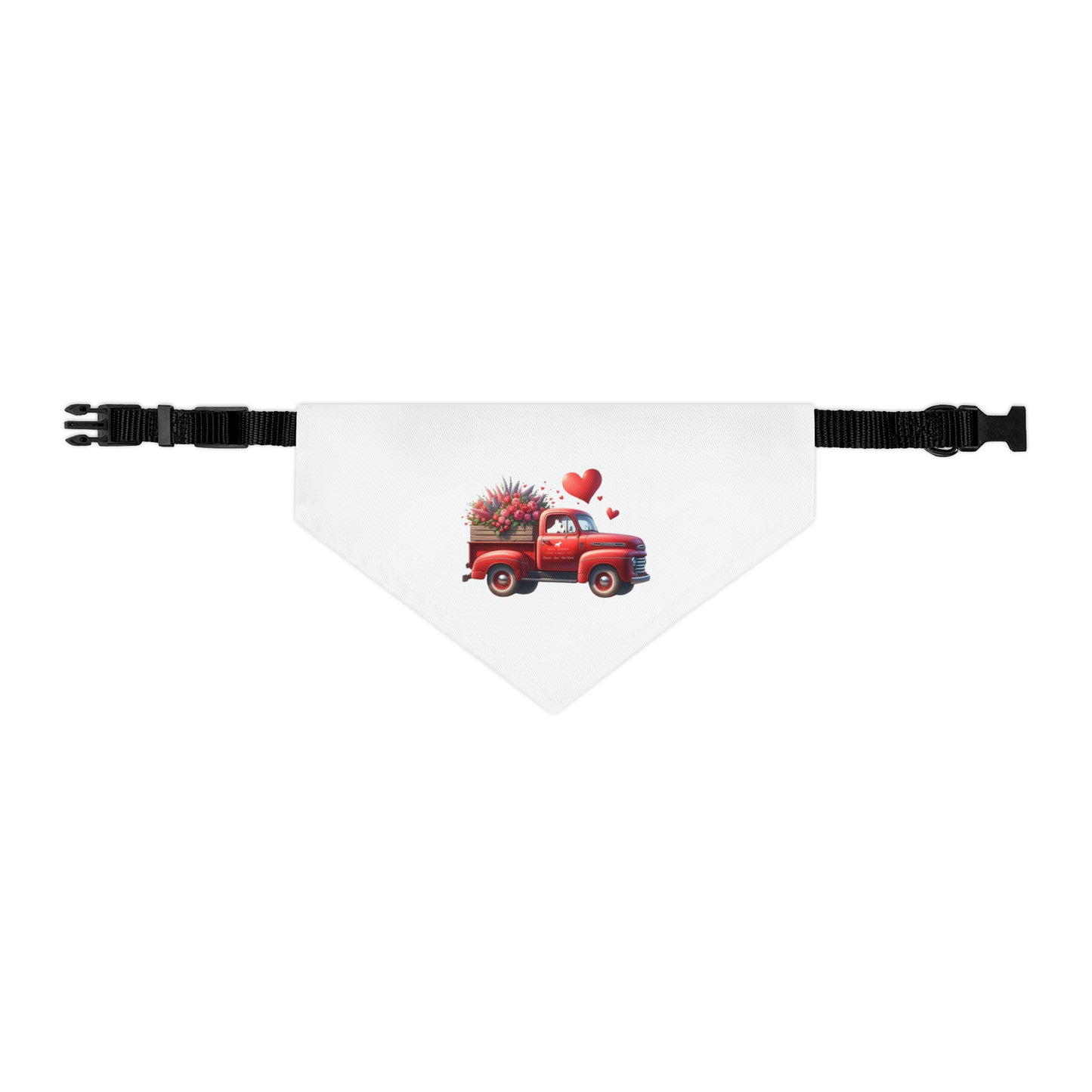 Eye Patch Bull Terrier Valentine's Day Truck Pet Bandana Collar