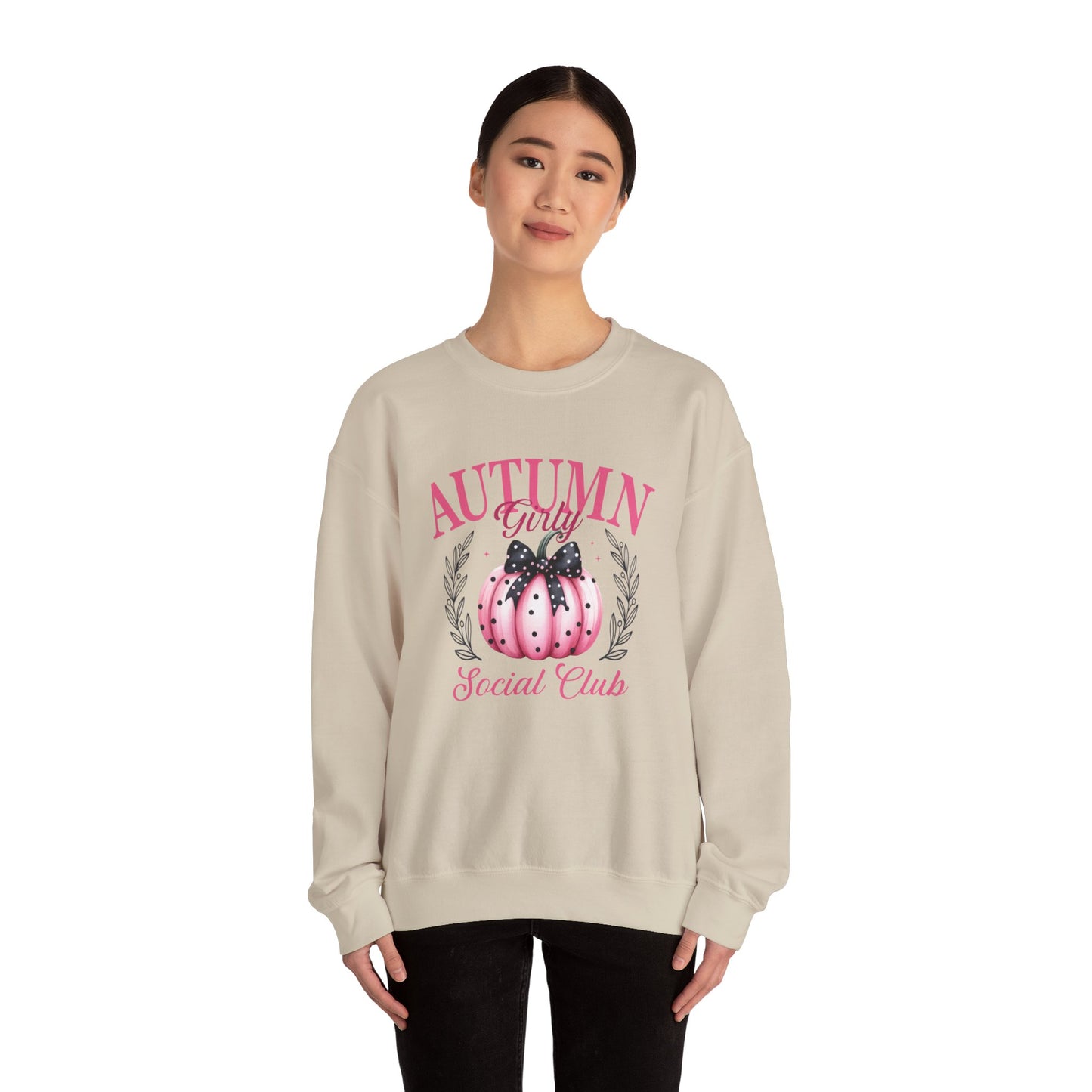 Autumn Girly Social Club Unisex Heavy Blend™ Crewneck Sweatshirt