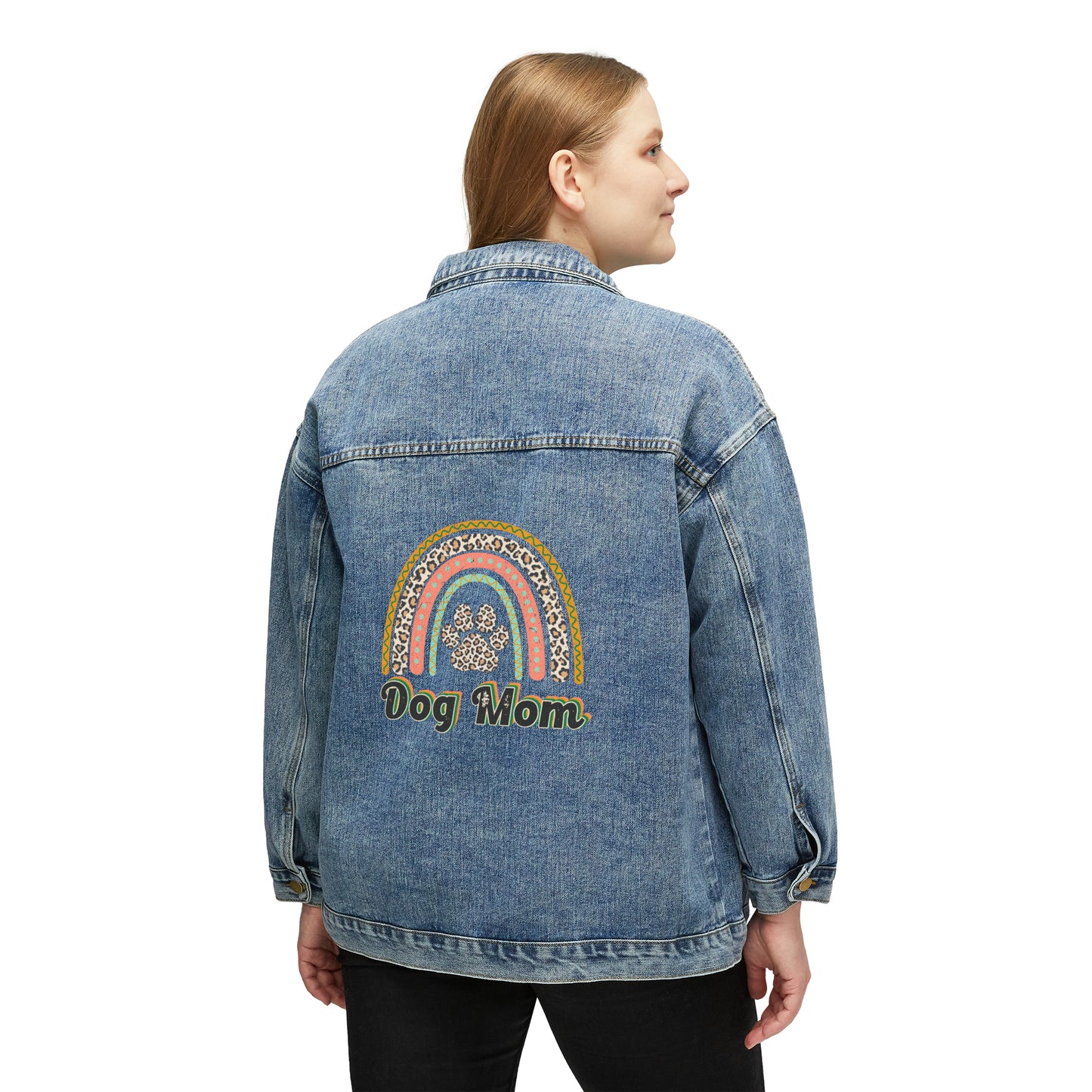 Dog Mom Women's Denim Jacket