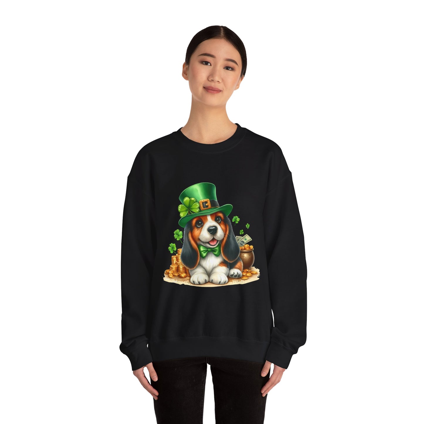 Beagle Puppy Leprechaun Unisex Sweatshirt