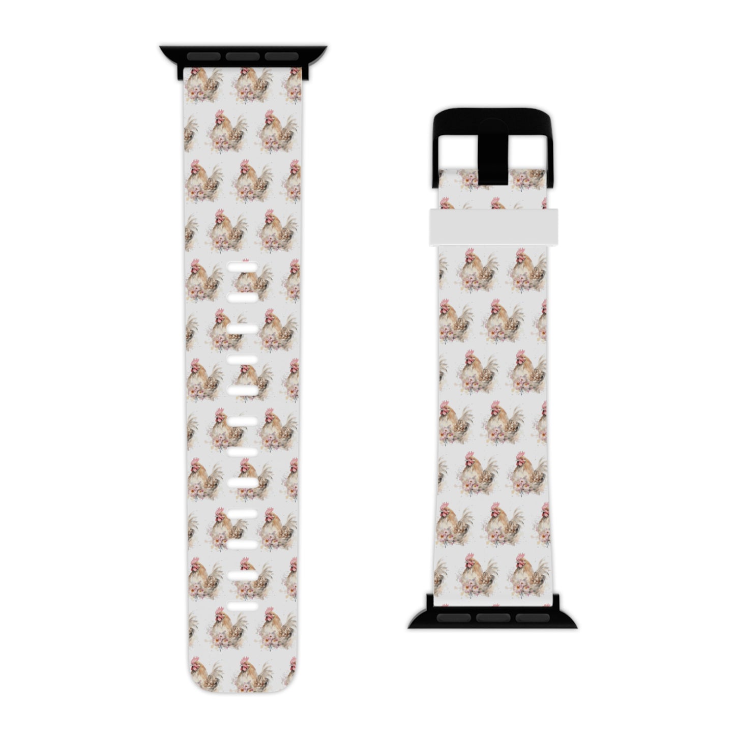 Watercolor Chicken Watch Band for Apple Watch