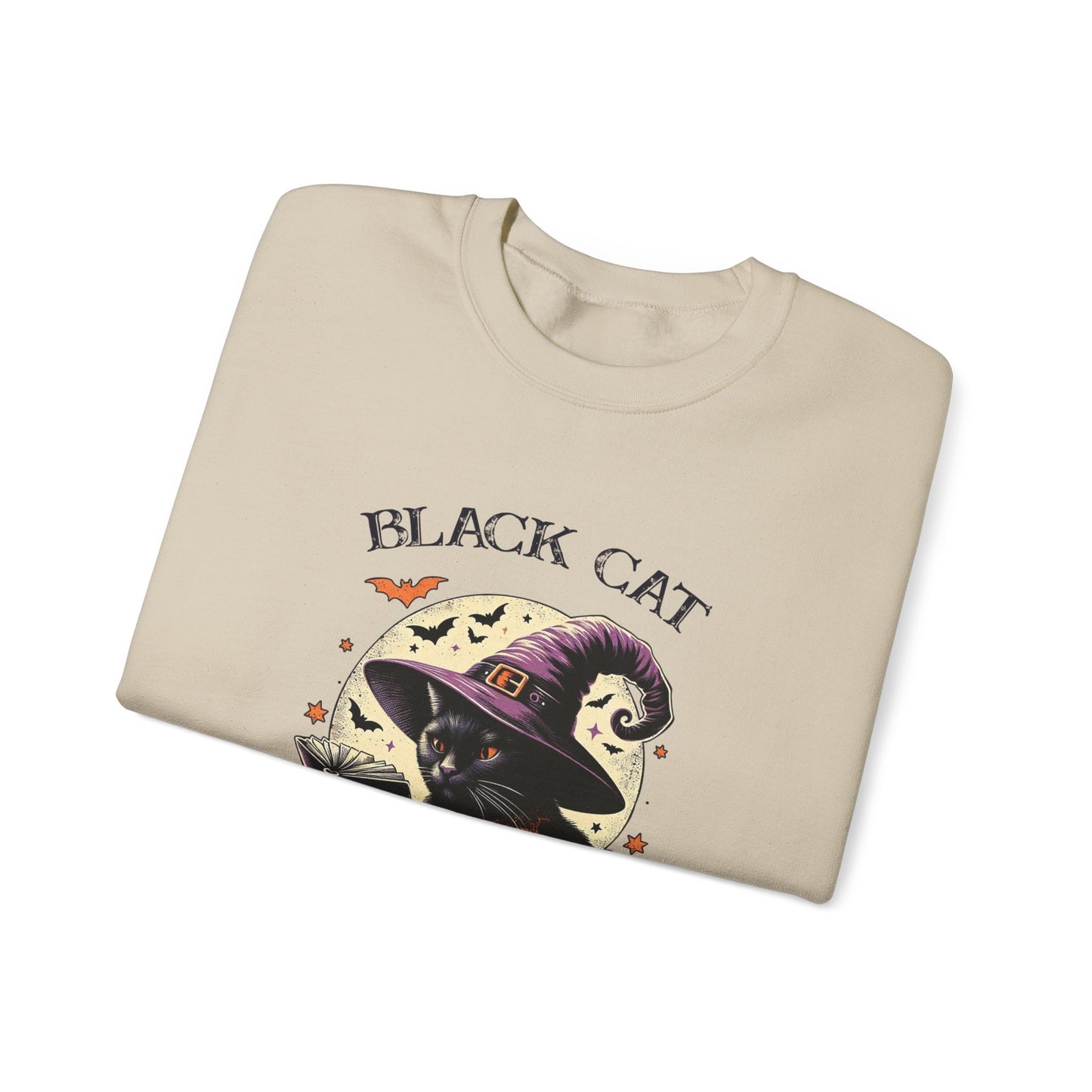 Black Cat Unisex Heavy Blend™ Crewneck Sweatshirt