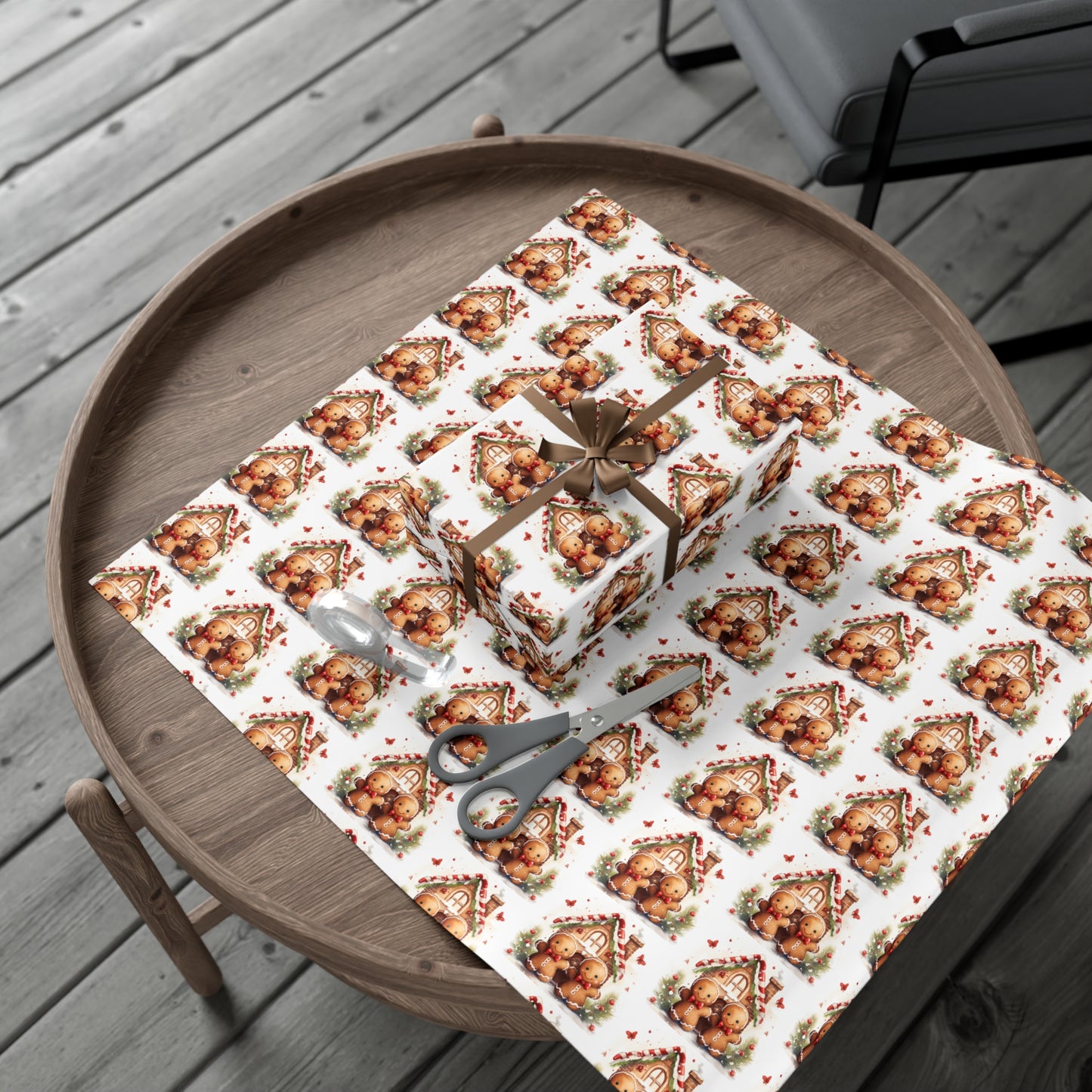 Gingerbread Gift Wrap Papers