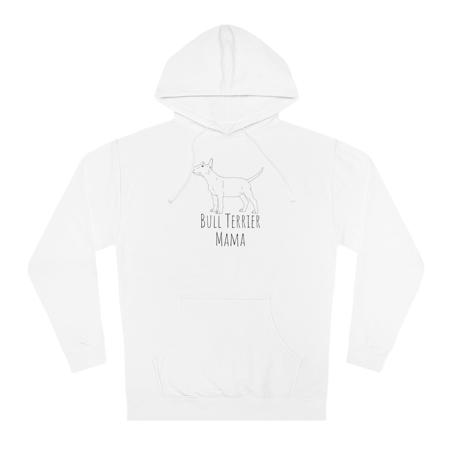 Unisex Hooded Bull Terrier Sweatshirt