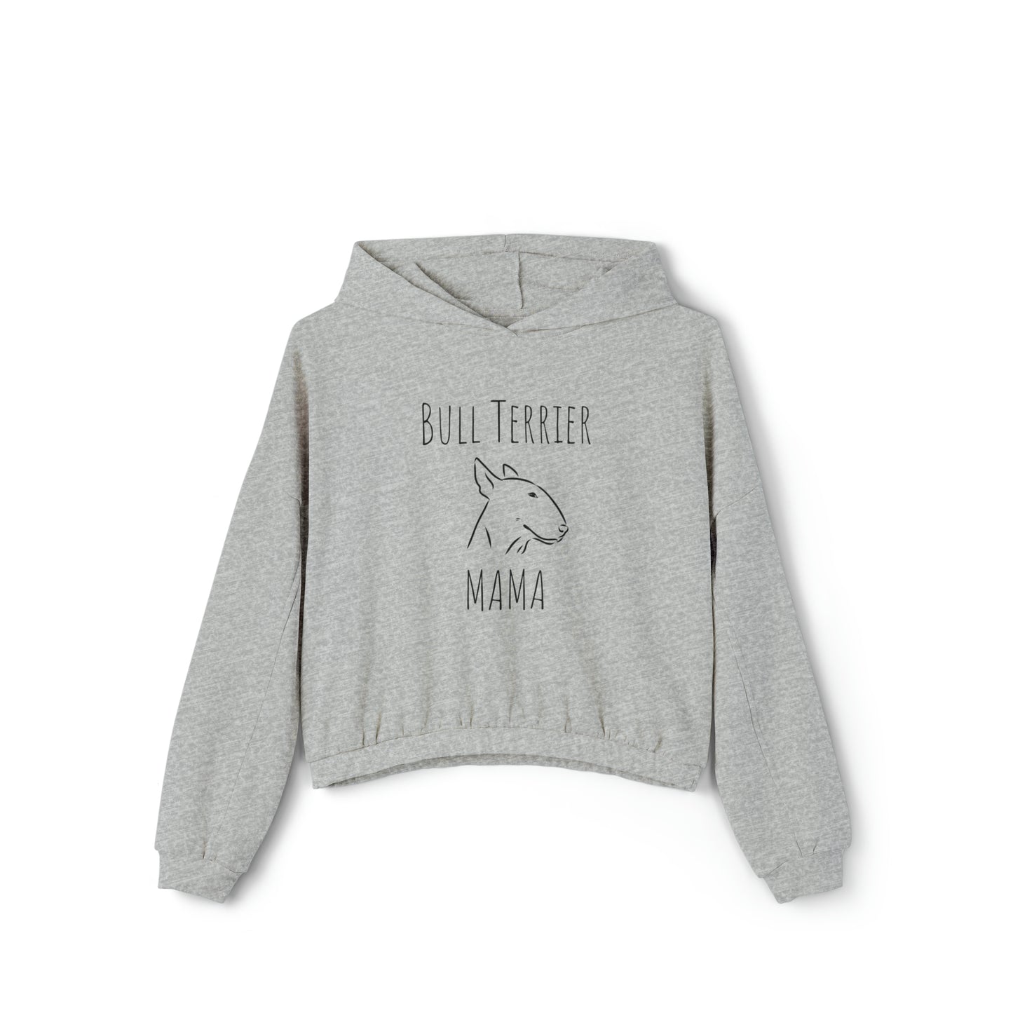 Women's Bull Terrier Cinched Bottom Hoodie