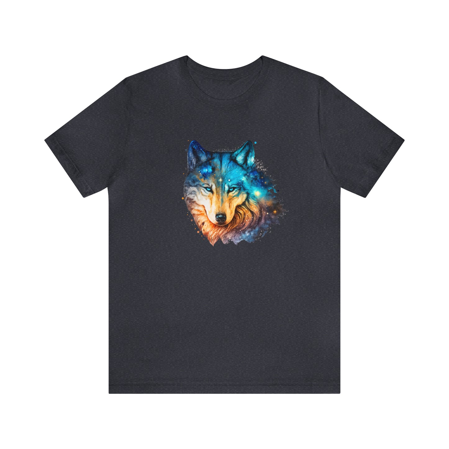 Unisex Jersey Short Sleeve Watercolor Wolf Tee