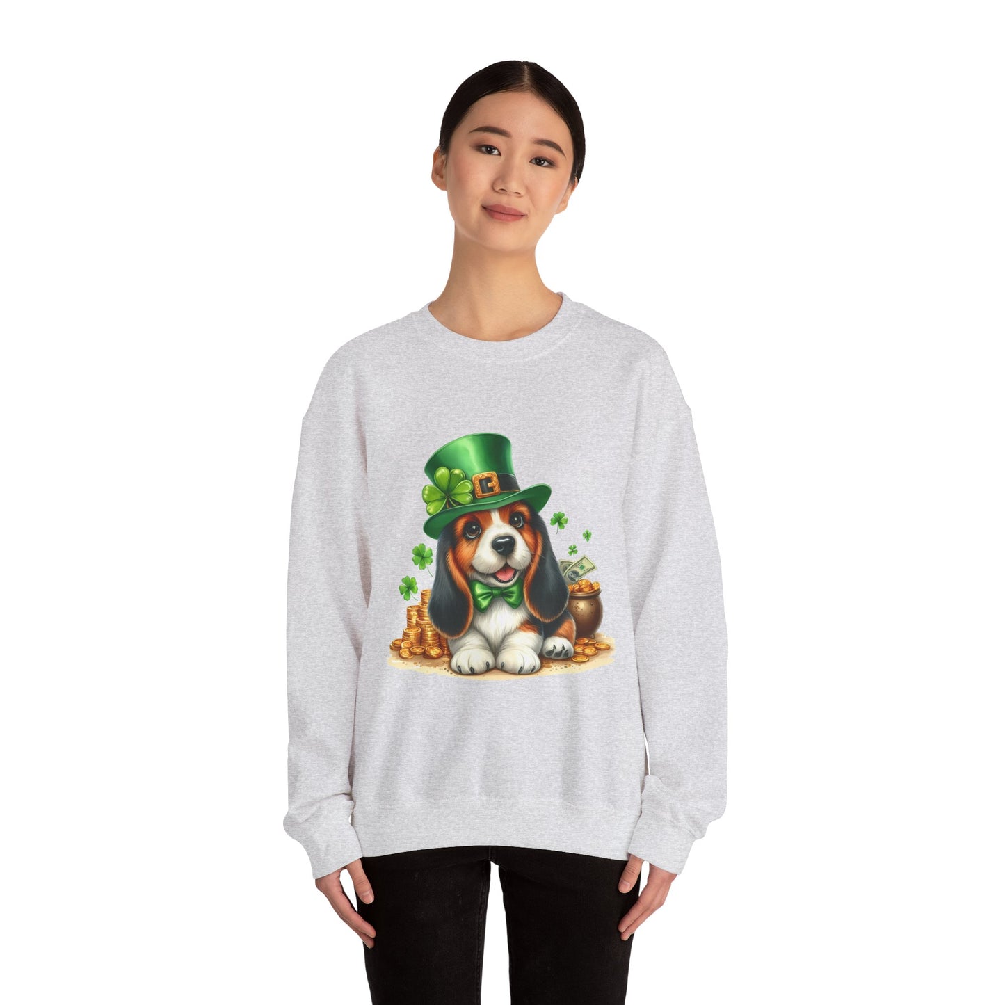 Beagle Puppy Leprechaun Unisex Sweatshirt