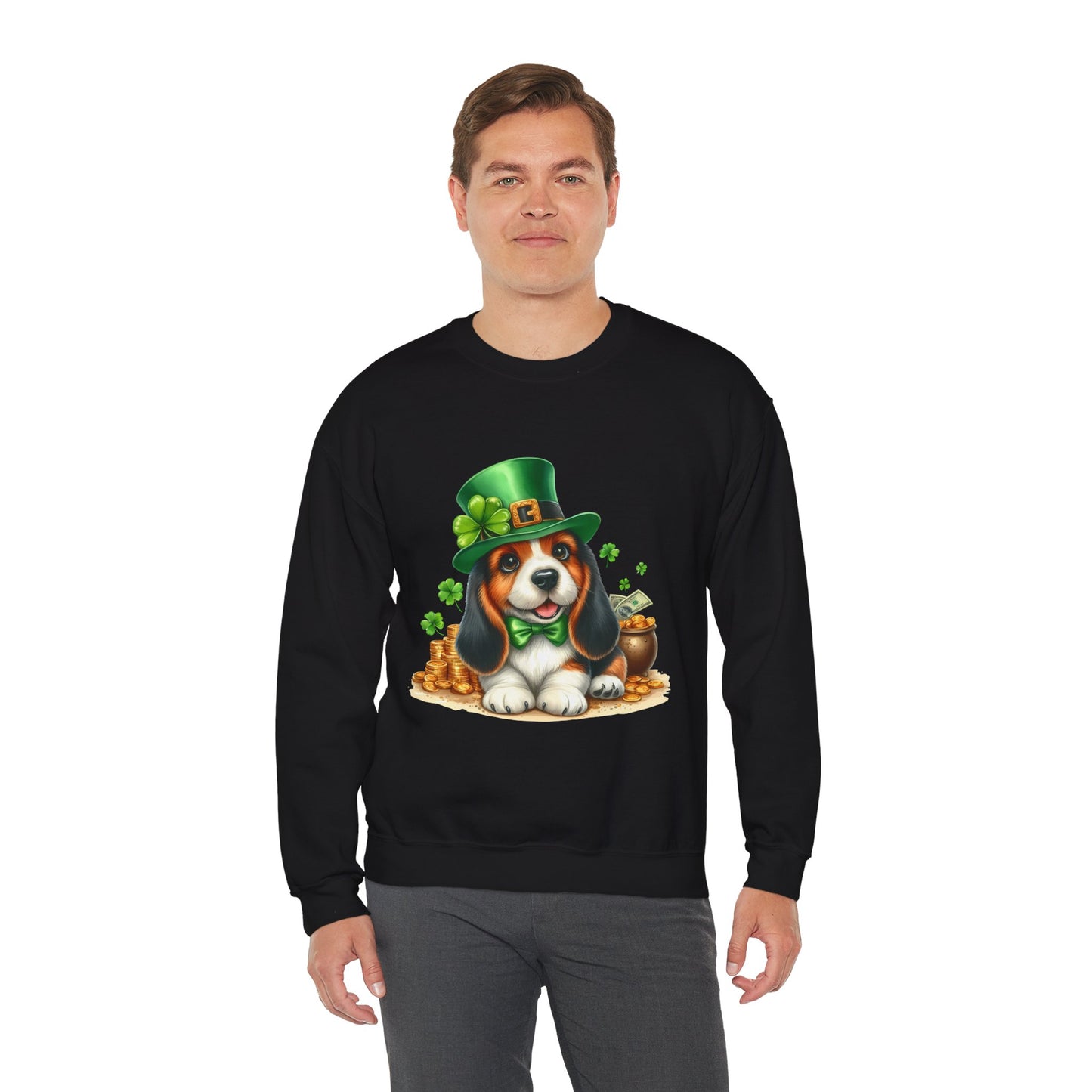Beagle Puppy Leprechaun Unisex Sweatshirt