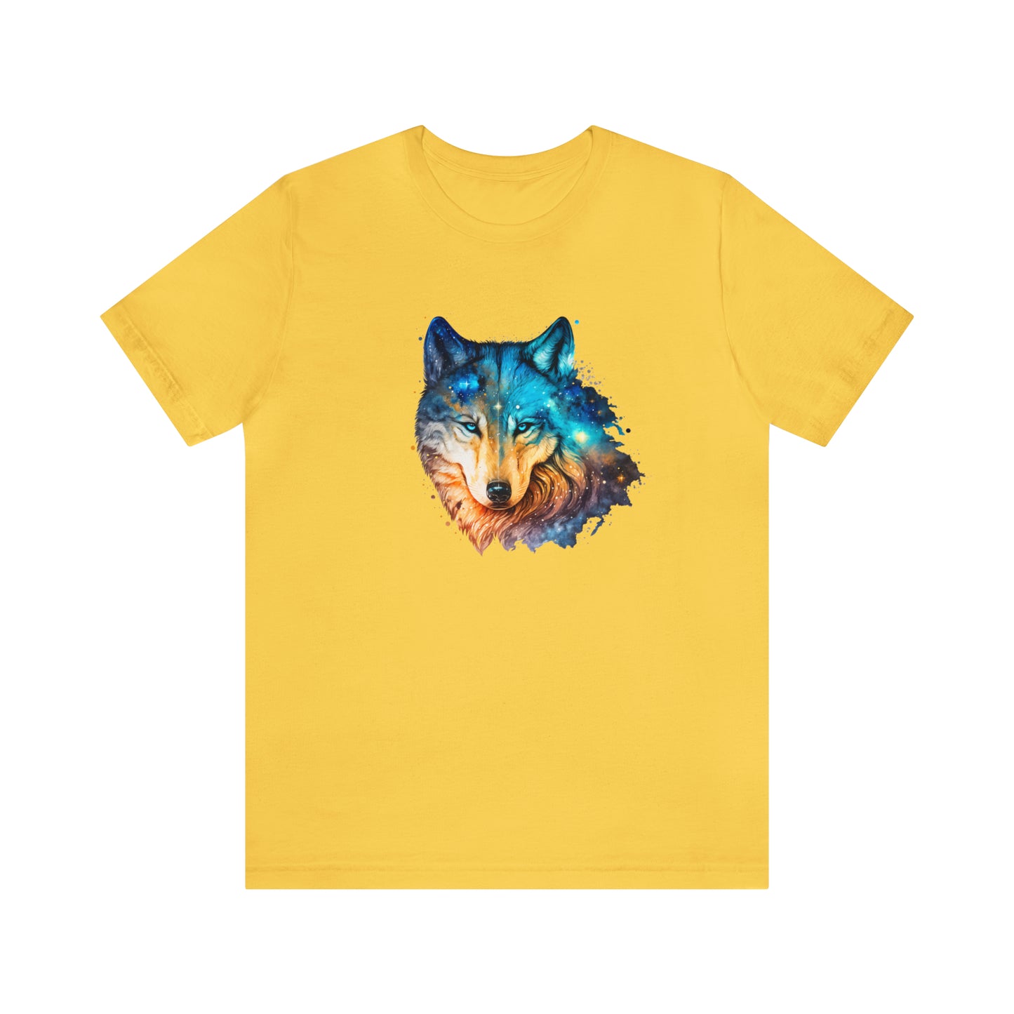 Unisex Jersey Short Sleeve Watercolor Wolf Tee