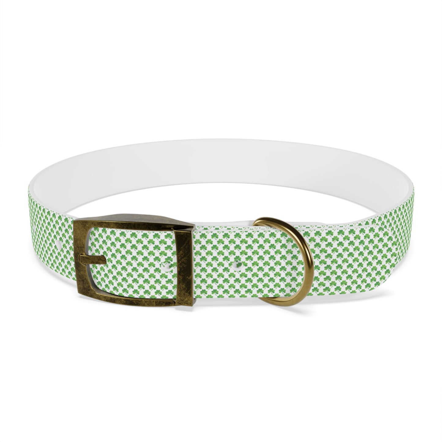 Tiny Shamrock Dog Collar