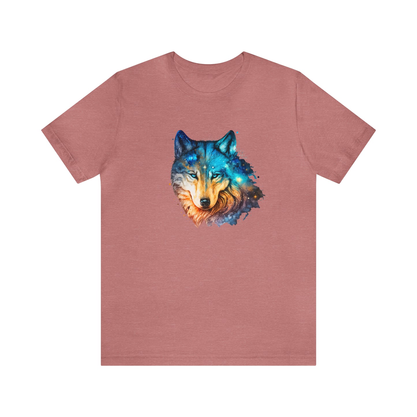 Unisex Jersey Short Sleeve Watercolor Wolf Tee