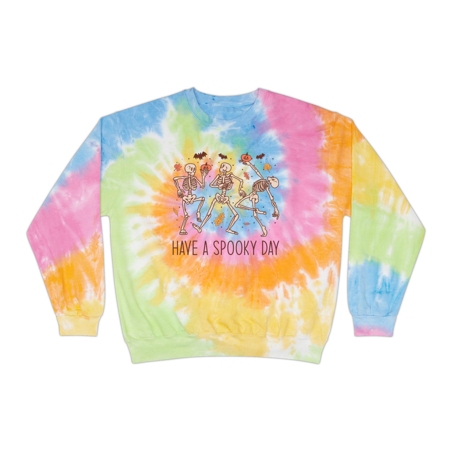 Unisex Tie-Dye Spooky Day Sweatshirt