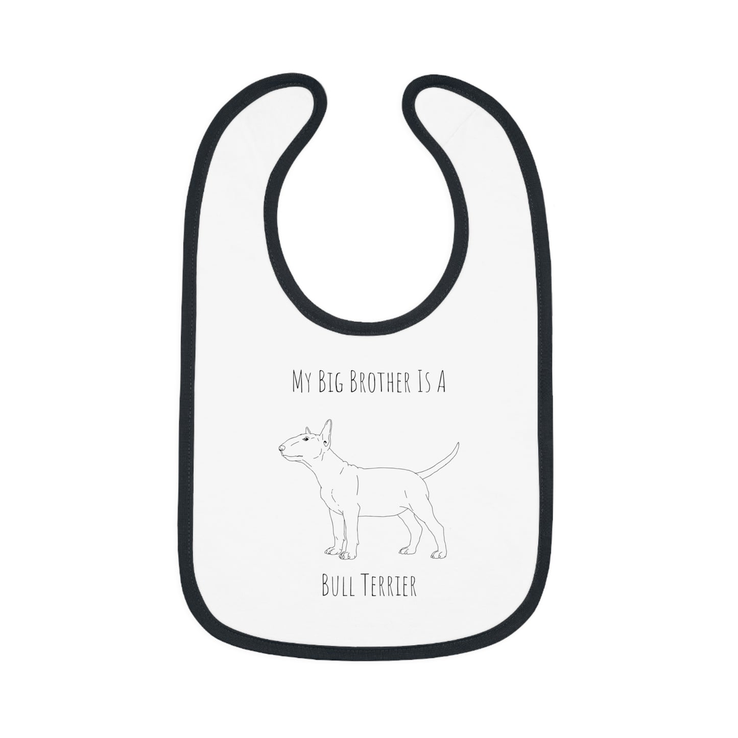 Brother Bull Terrier Baby Jersey Bib