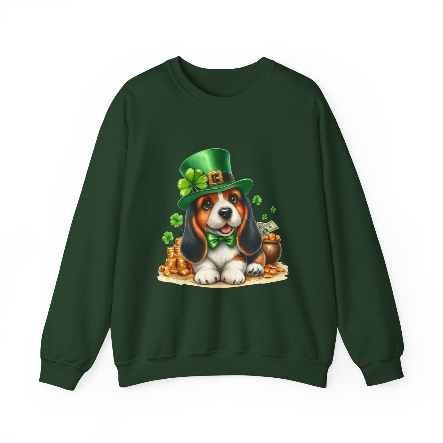 Beagle Puppy Leprechaun Unisex Sweatshirt