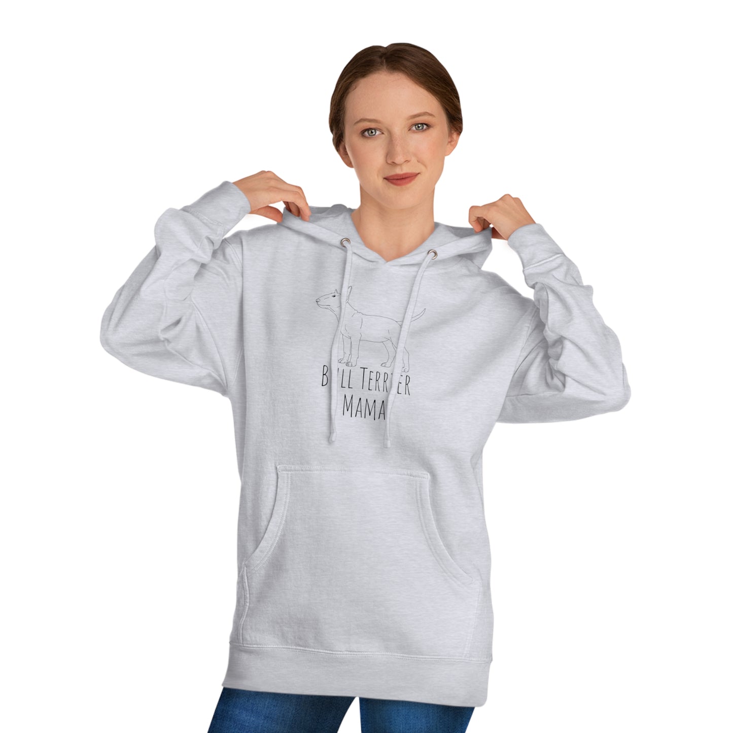 Unisex Hooded Bull Terrier Sweatshirt