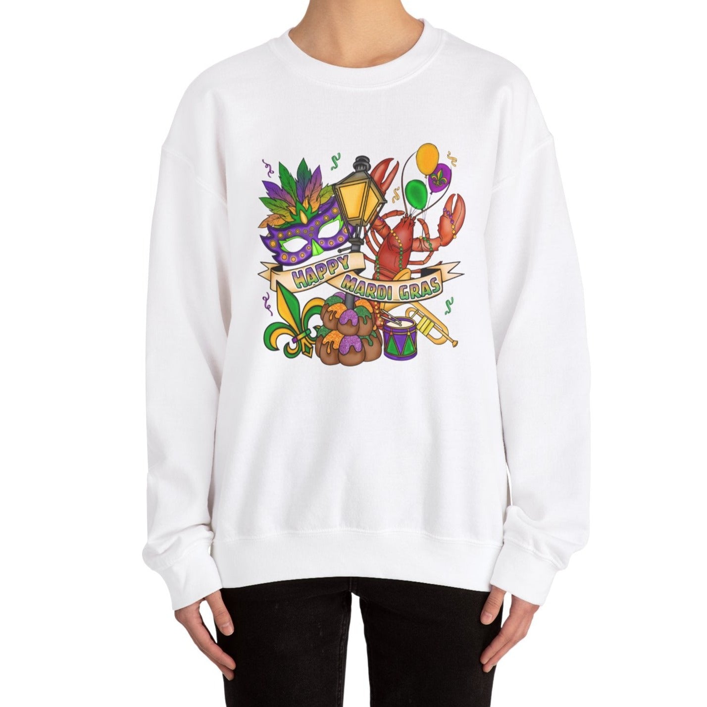 Mardi Gras Unisex Heavy Blend™ Crewneck Sweatshirt