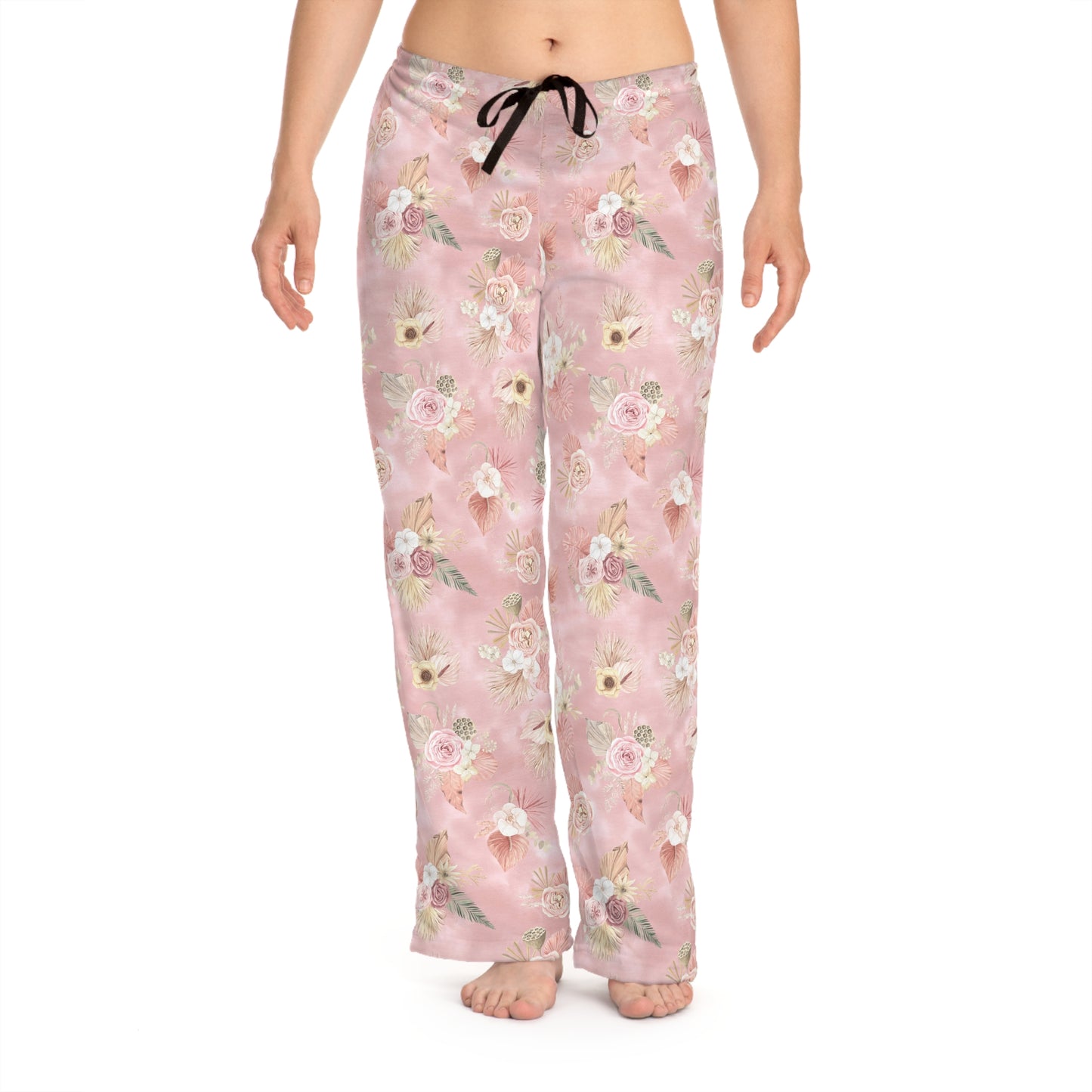 Tropical Flowers Women's Pajama Pants (AOP)