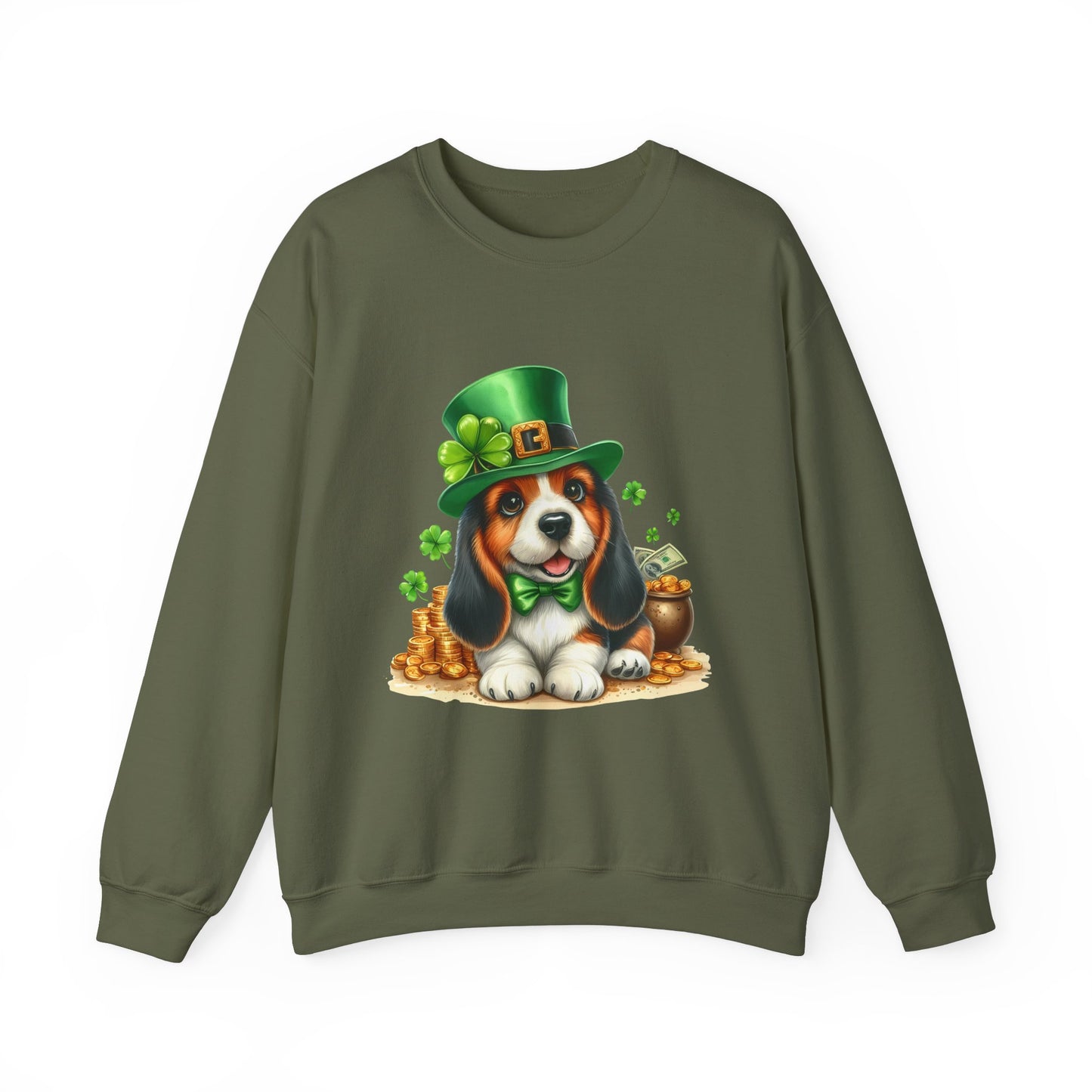Beagle Puppy Leprechaun Unisex Sweatshirt