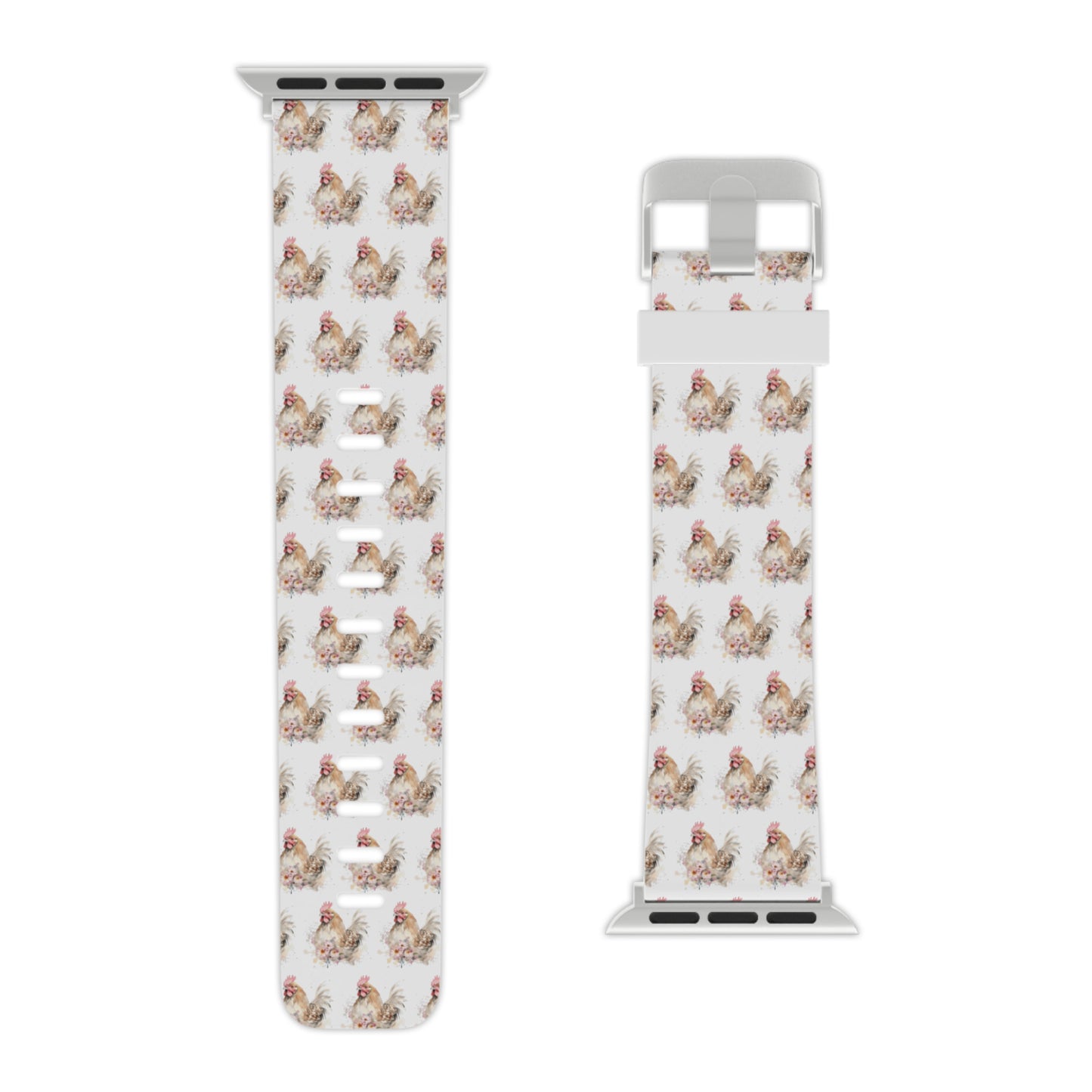 Watercolor Chicken Watch Band for Apple Watch